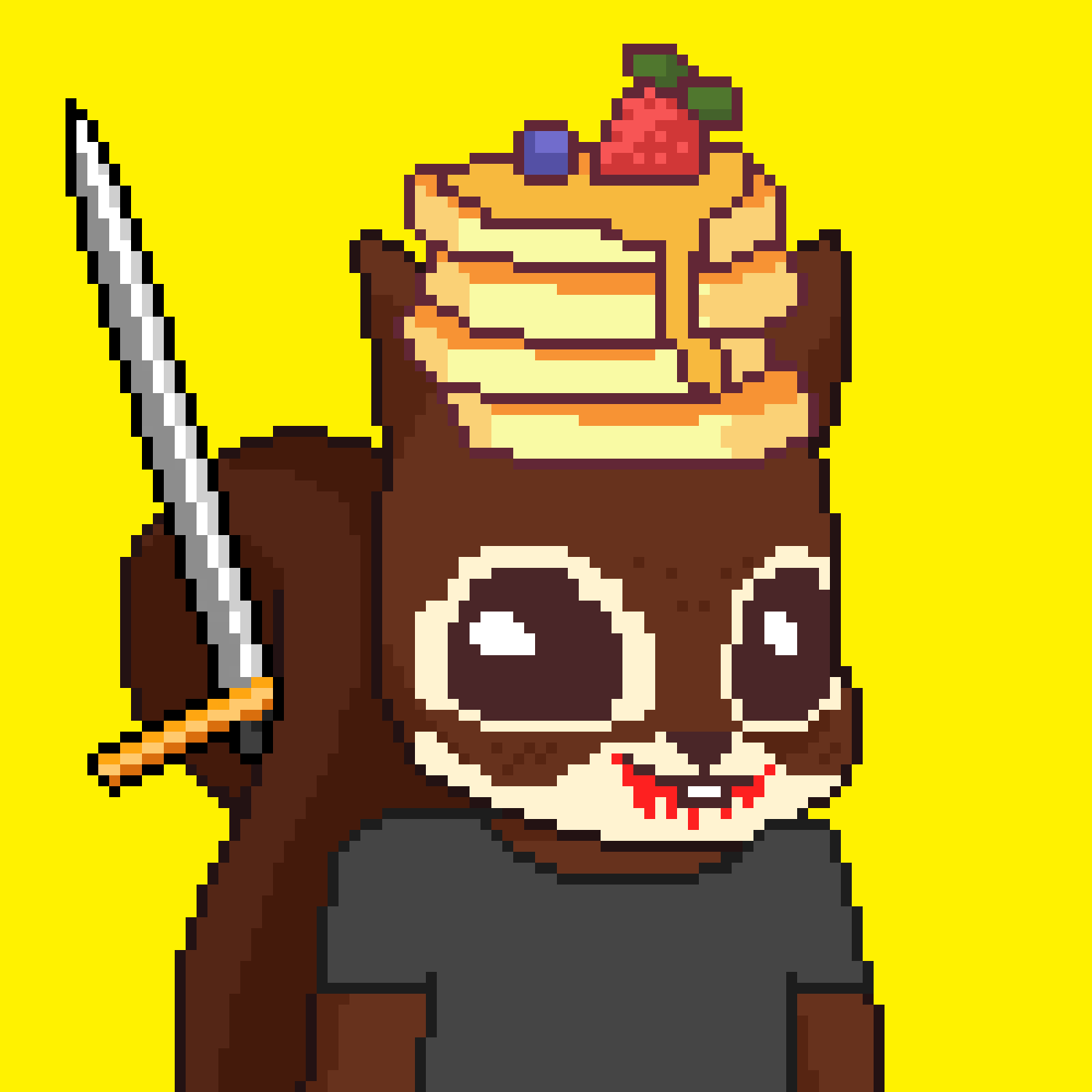 Pixel Squirrels #8933 NFT on Algorand