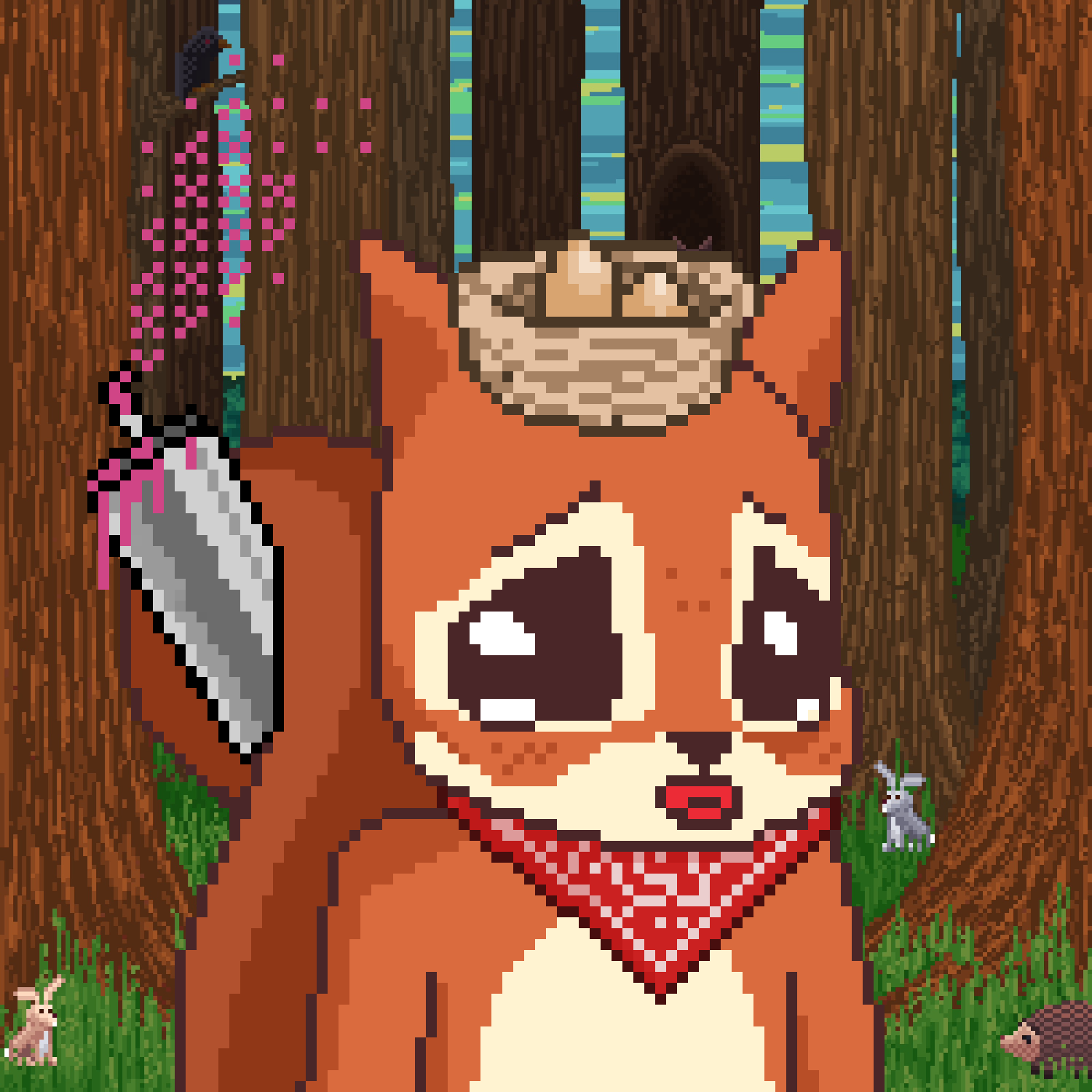 Pixel Squirrels #8955 NFT on Algorand