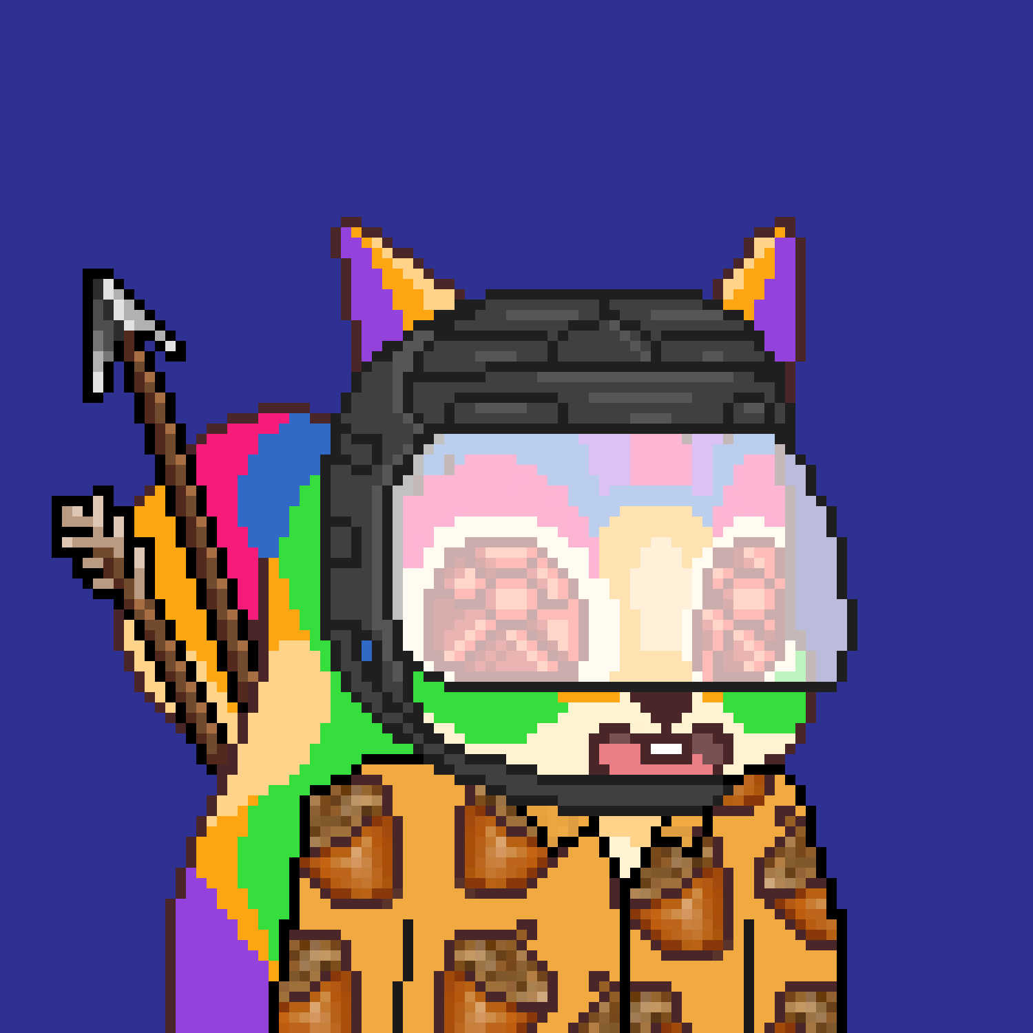 Pixel Squirrels #8972 NFT on Algorand