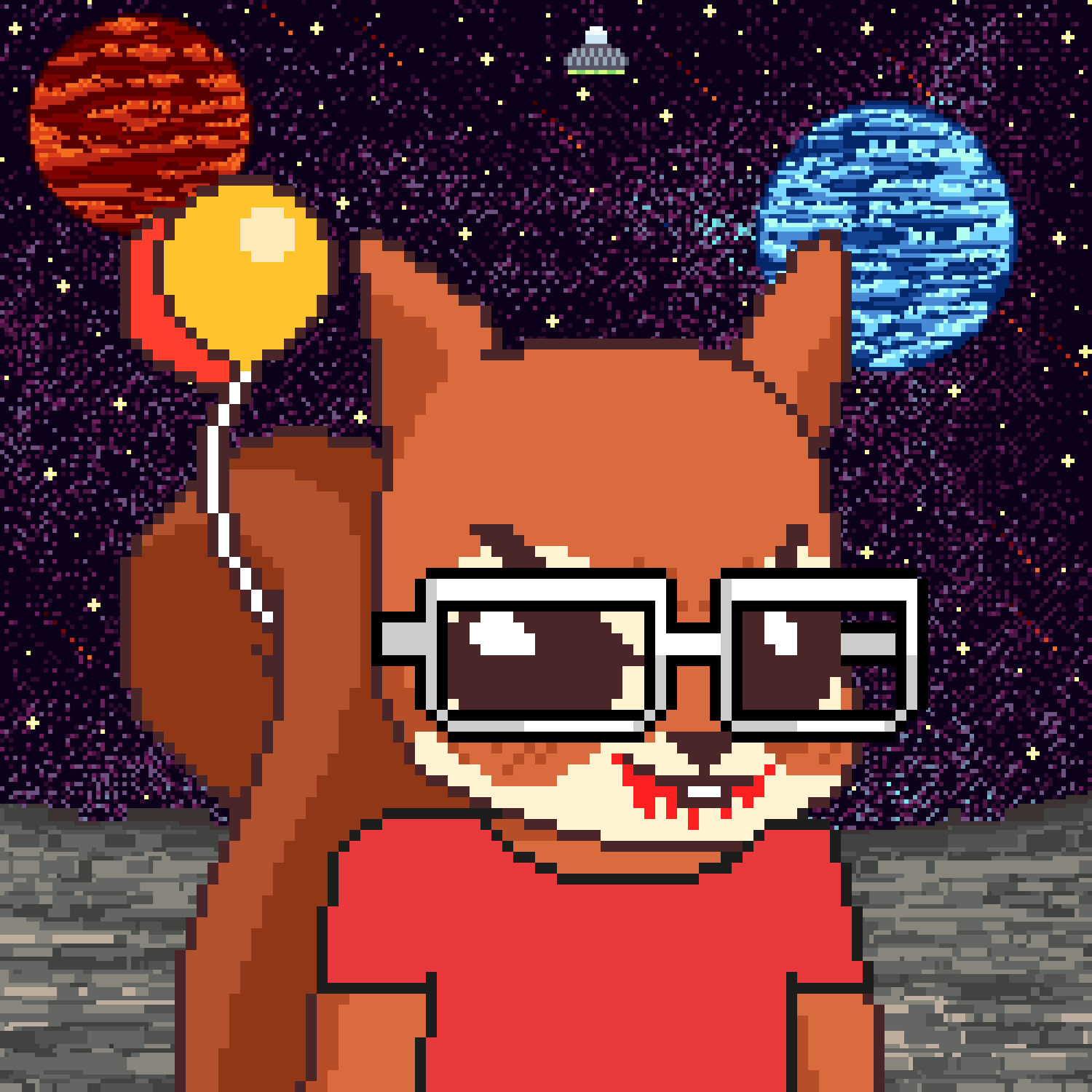 Pixel Squirrels #8979 NFT on Algorand