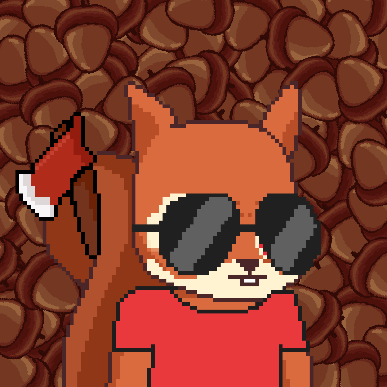 Pixel Squirrels #8986 NFT on Algorand
