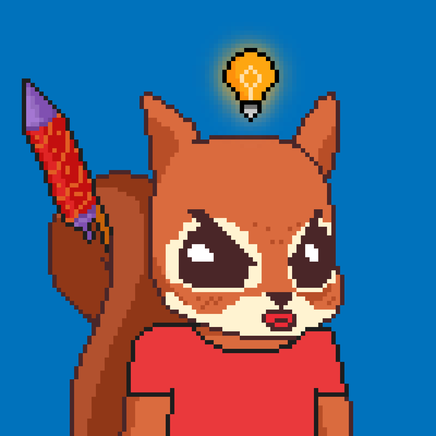 Pixel Squirrels #9010 NFT on Algorand