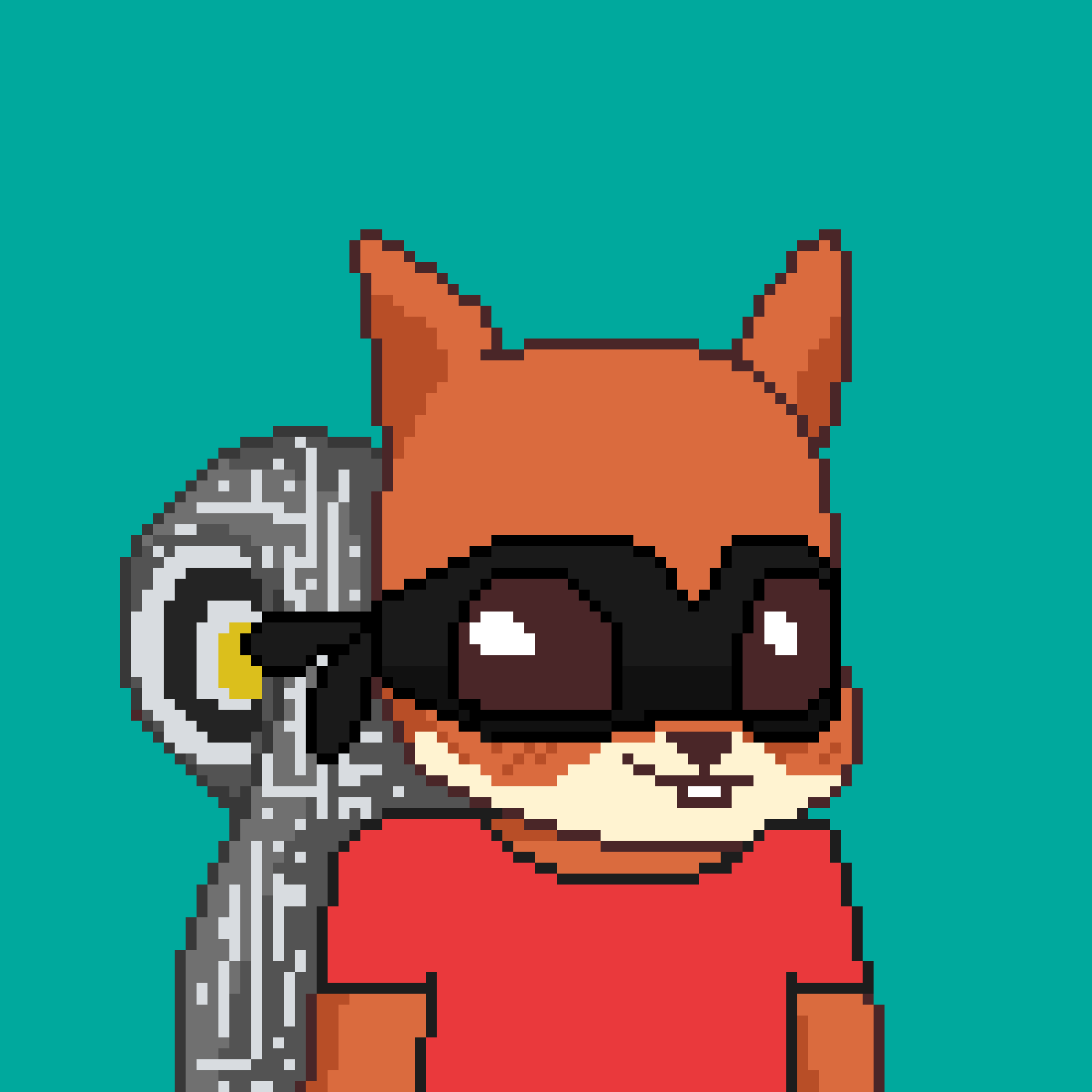 Pixel Squirrels #9023 NFT on Algorand