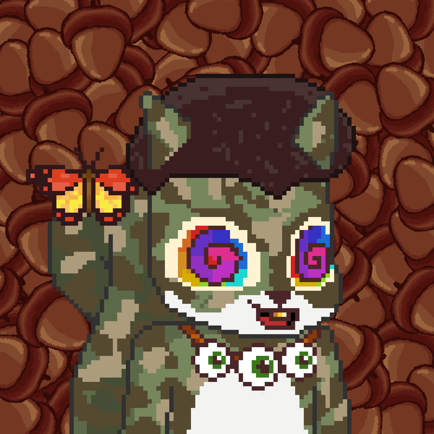 Pixel Squirrels #9038 NFT on Algorand