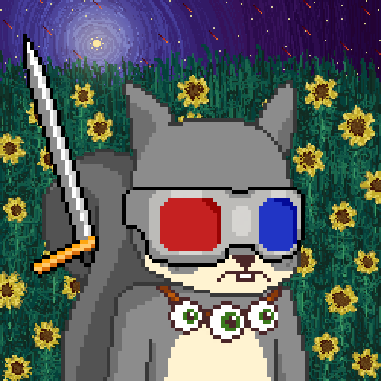 Pixel Squirrels #9046 NFT on Algorand