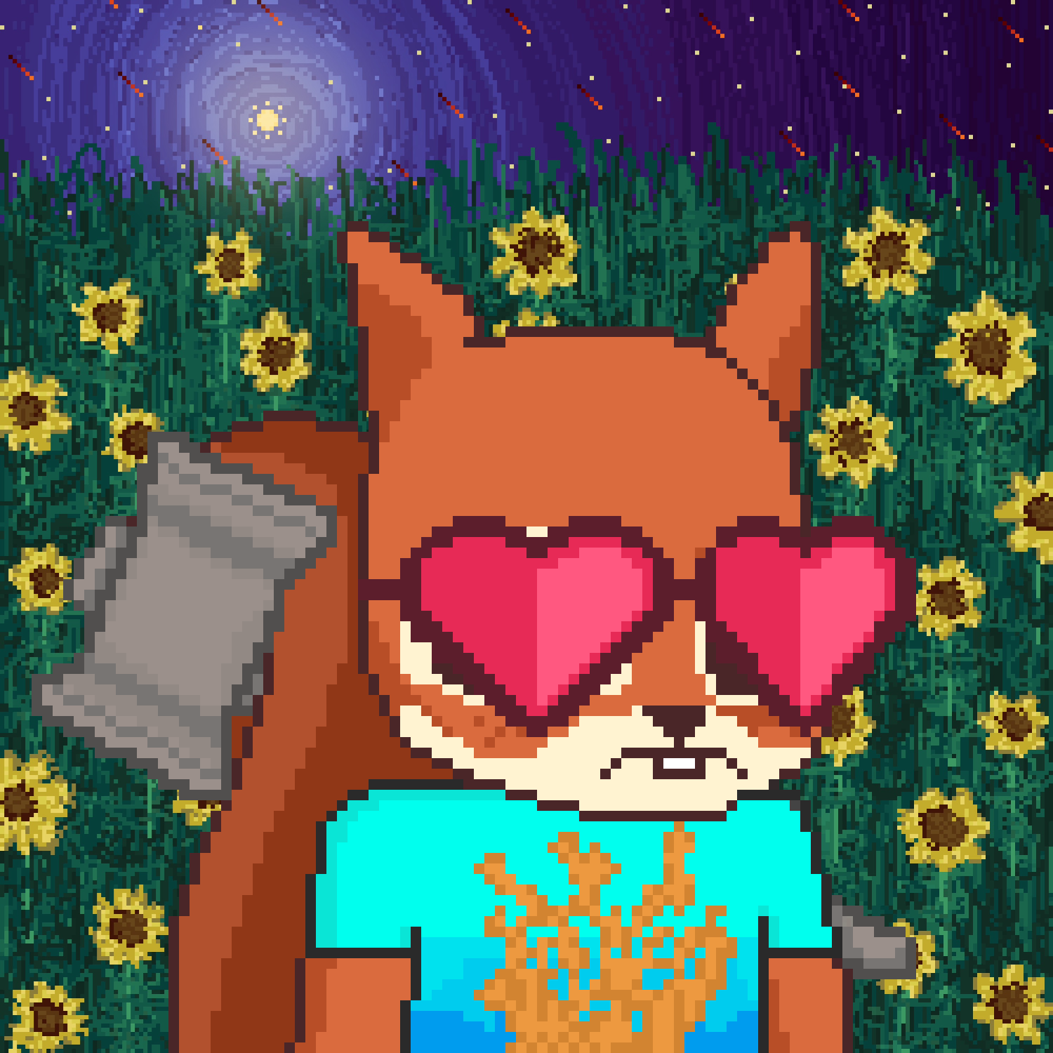 Pixel Squirrels #9052 NFT on Algorand