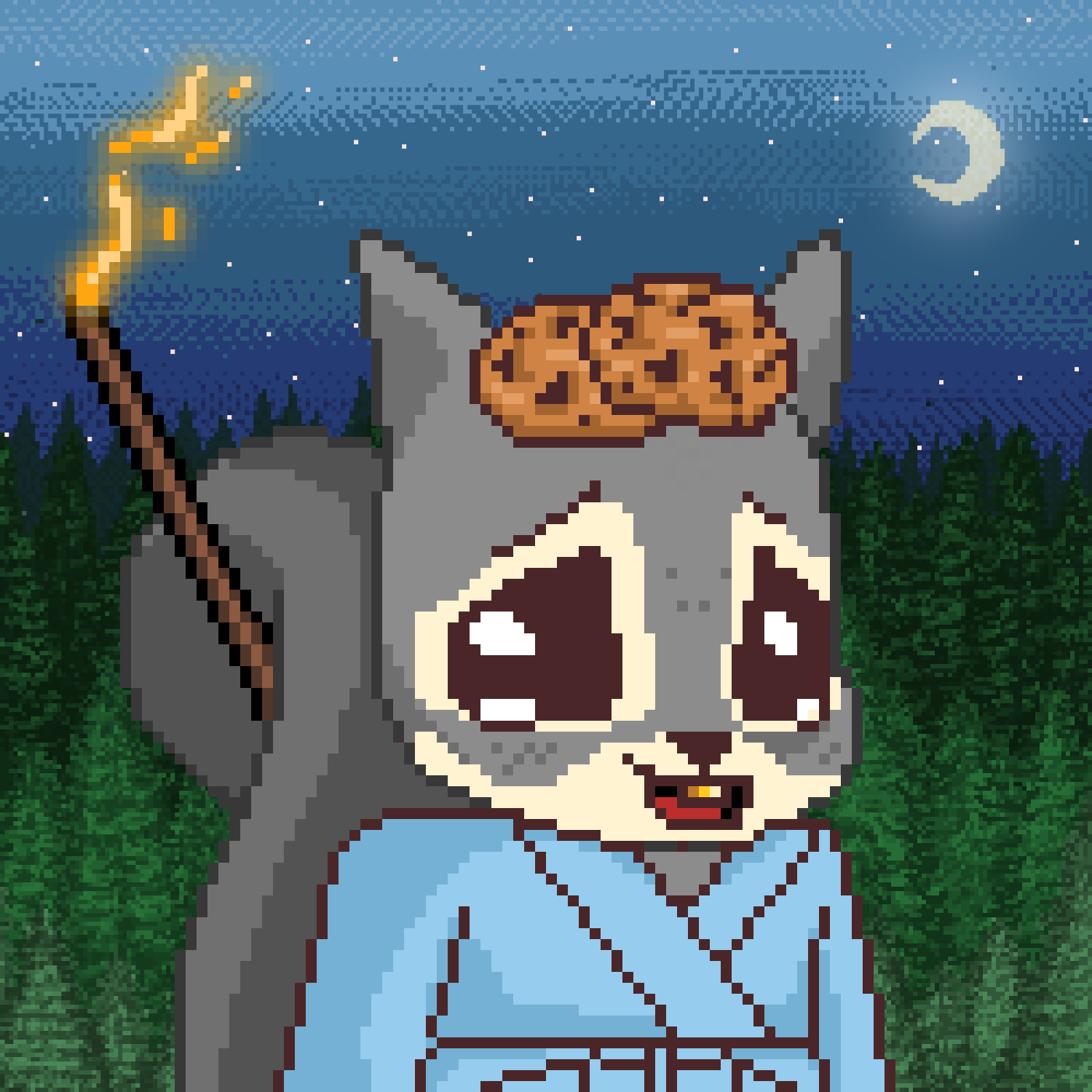 Pixel Squirrels #9055 NFT on Algorand