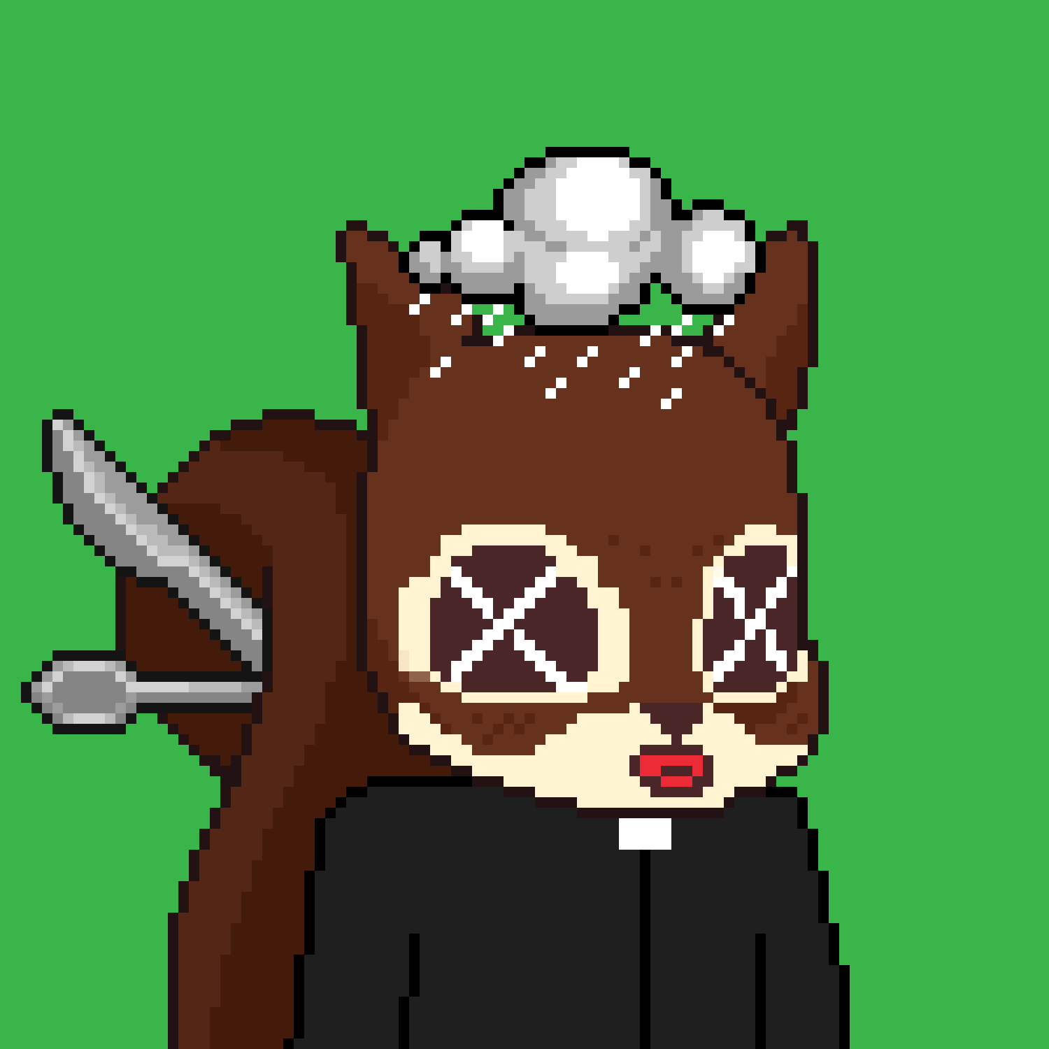 Pixel Squirrels #9074 NFT on Algorand