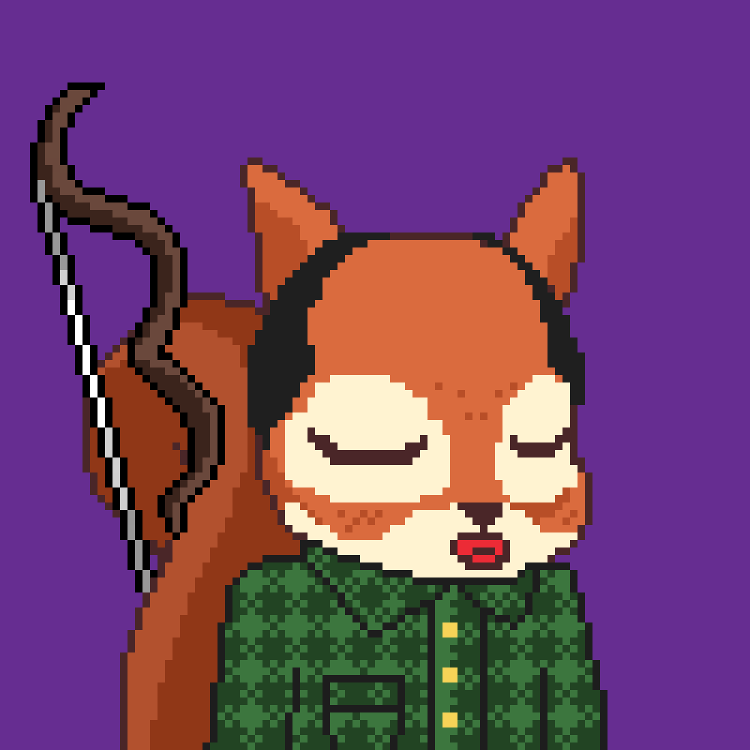 Pixel Squirrels #9076 NFT on Algorand