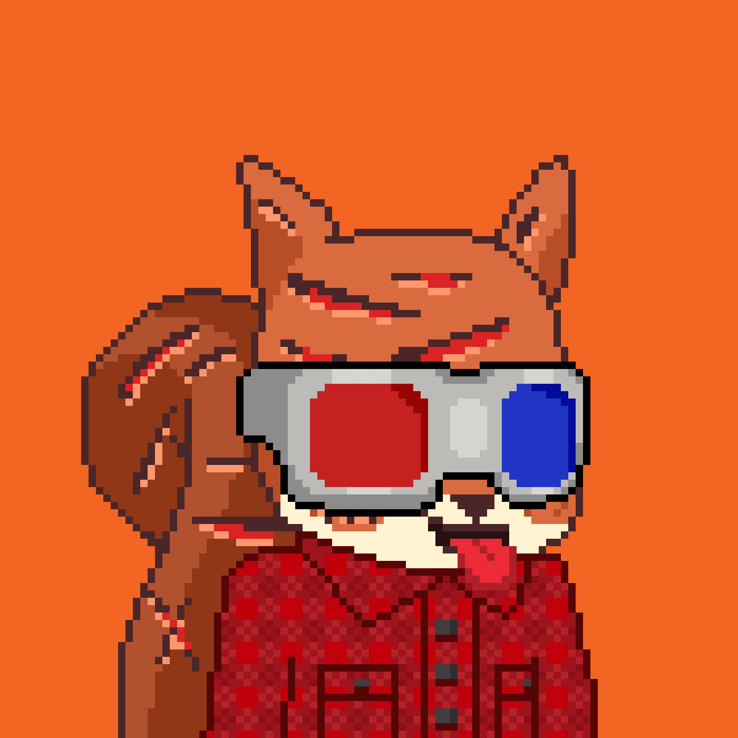 Pixel Squirrels #9077 NFT on Algorand