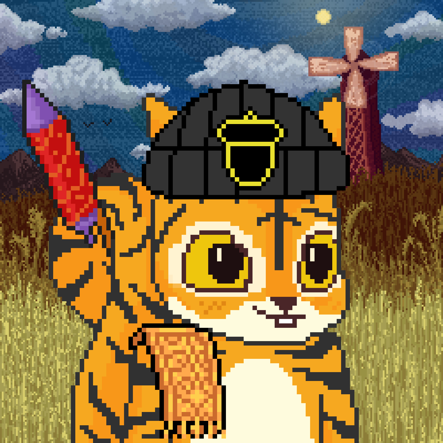 Pixel Squirrels #9085 NFT on Algorand