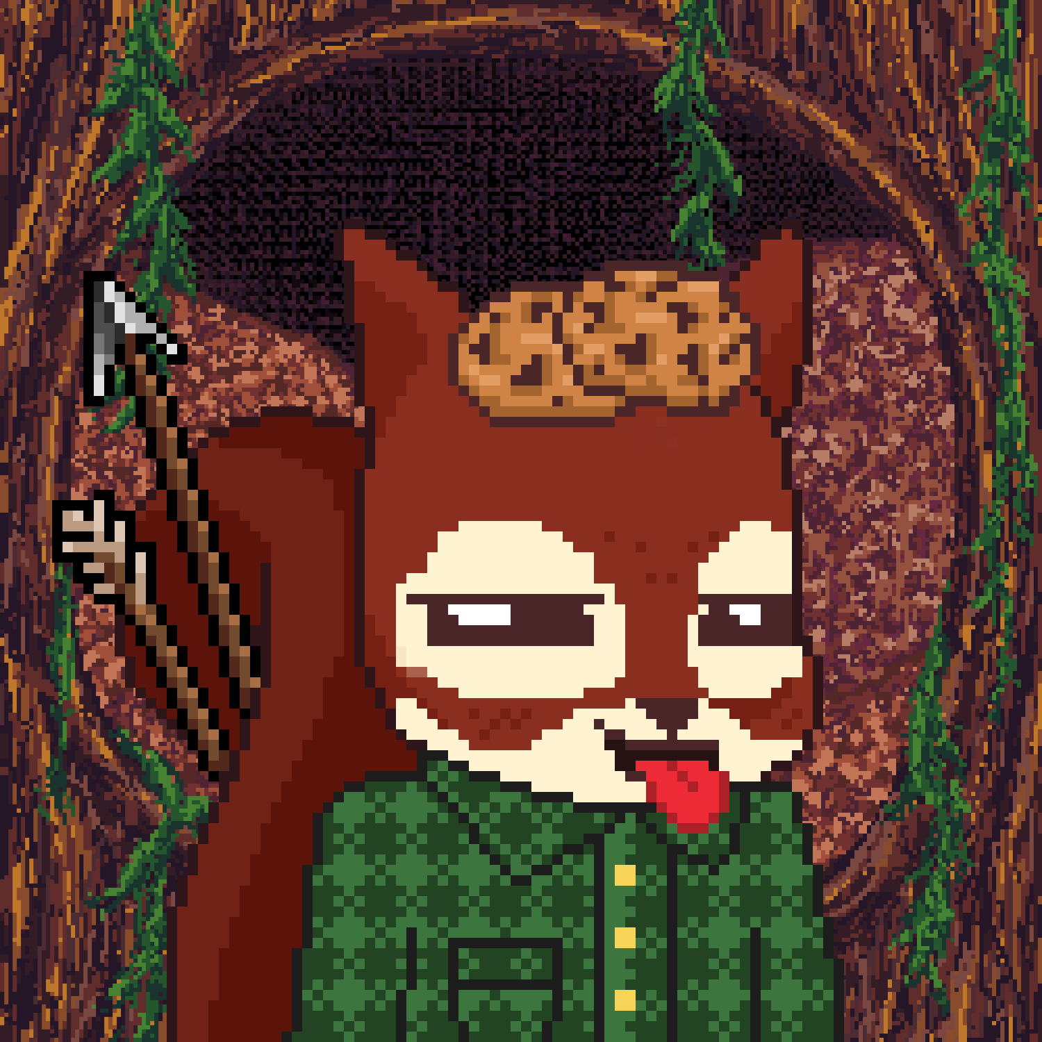 Pixel Squirrels #9093 NFT on Algorand