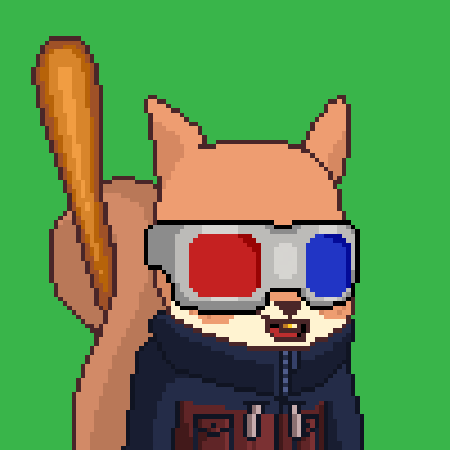 Pixel Squirrels #910 NFT on Algorand