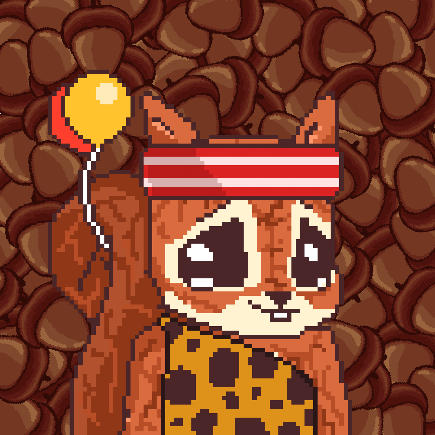 Pixel Squirrels #9109 NFT on Algorand