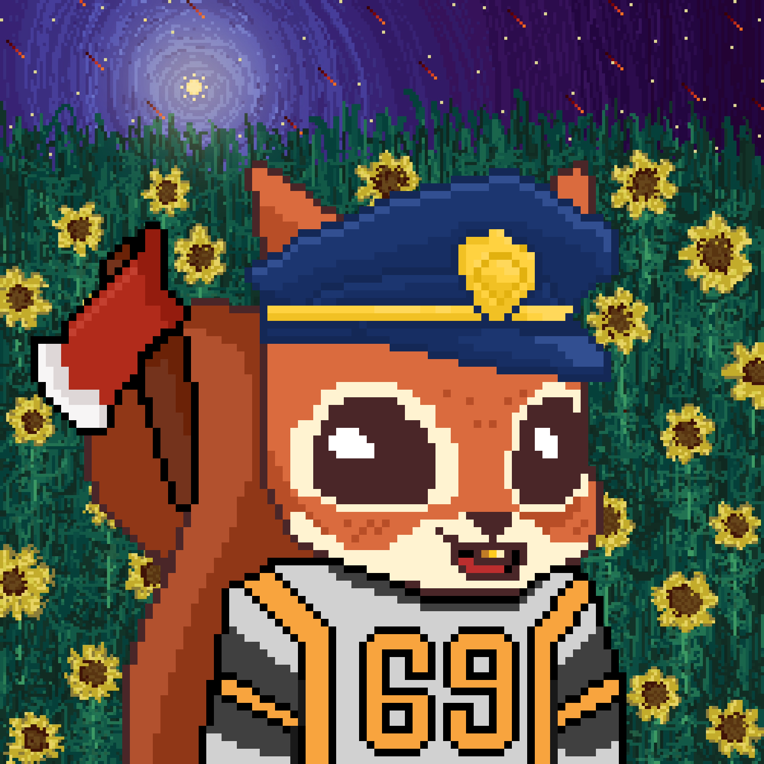 Pixel Squirrels #9115 NFT on Algorand