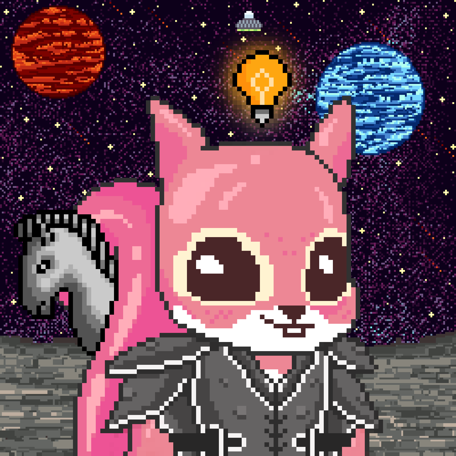 Pixel Squirrels #913 NFT on Algorand