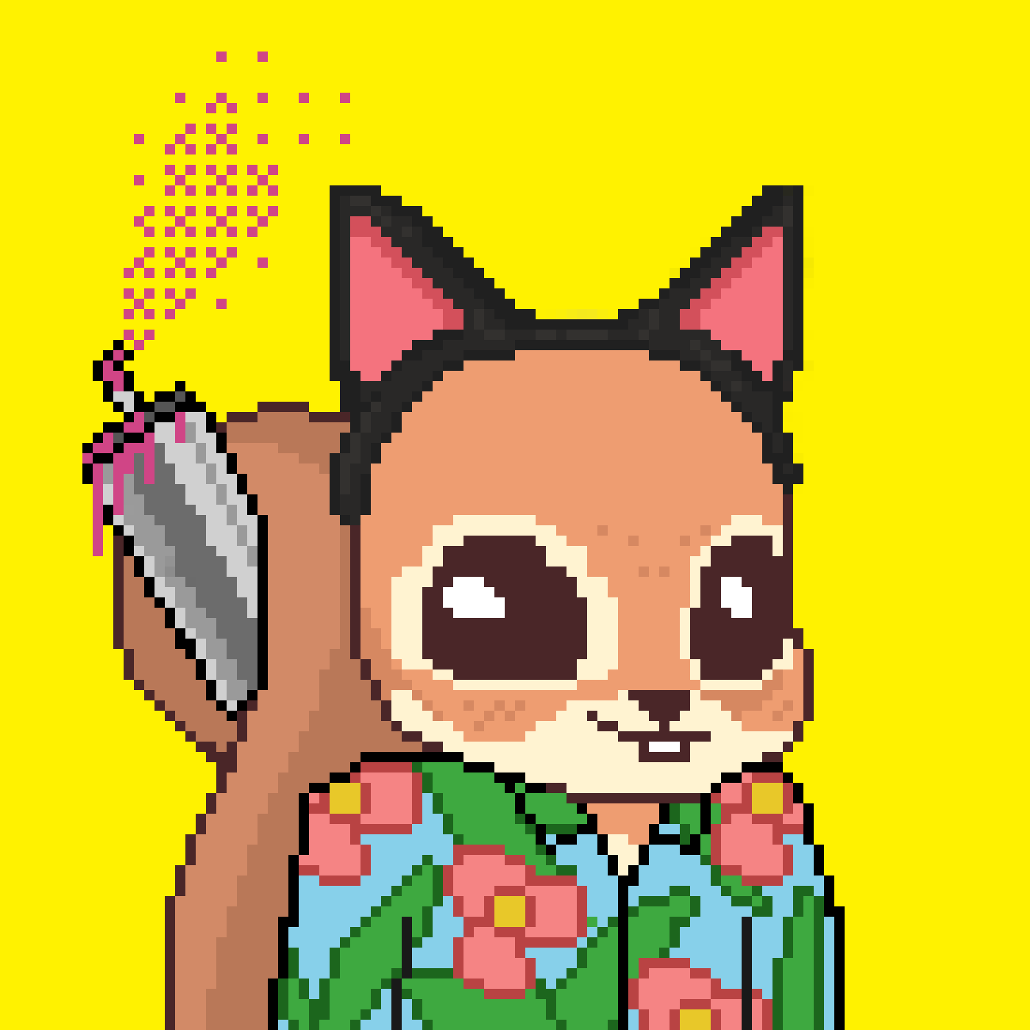 Pixel Squirrels #9134 NFT on Algorand