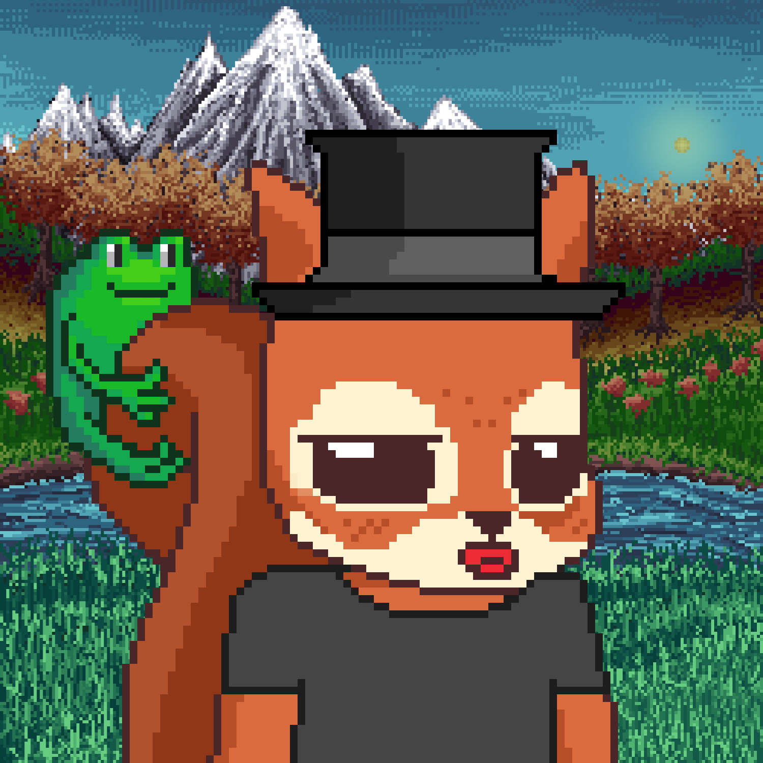 Pixel Squirrels #9164 NFT on Algorand