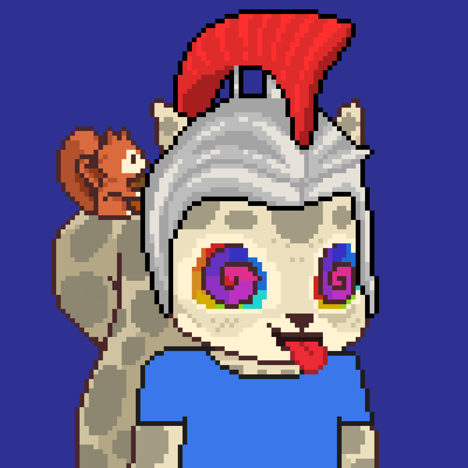 Pixel Squirrels #9168 NFT on Algorand