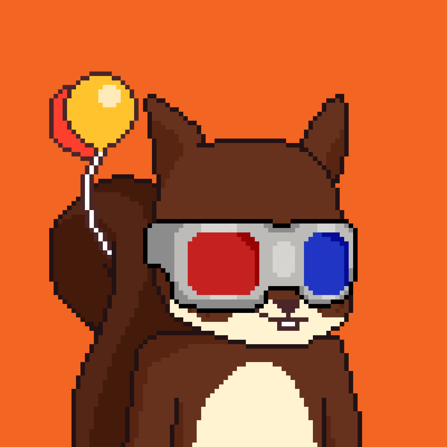 Pixel Squirrels #9169 NFT on Algorand