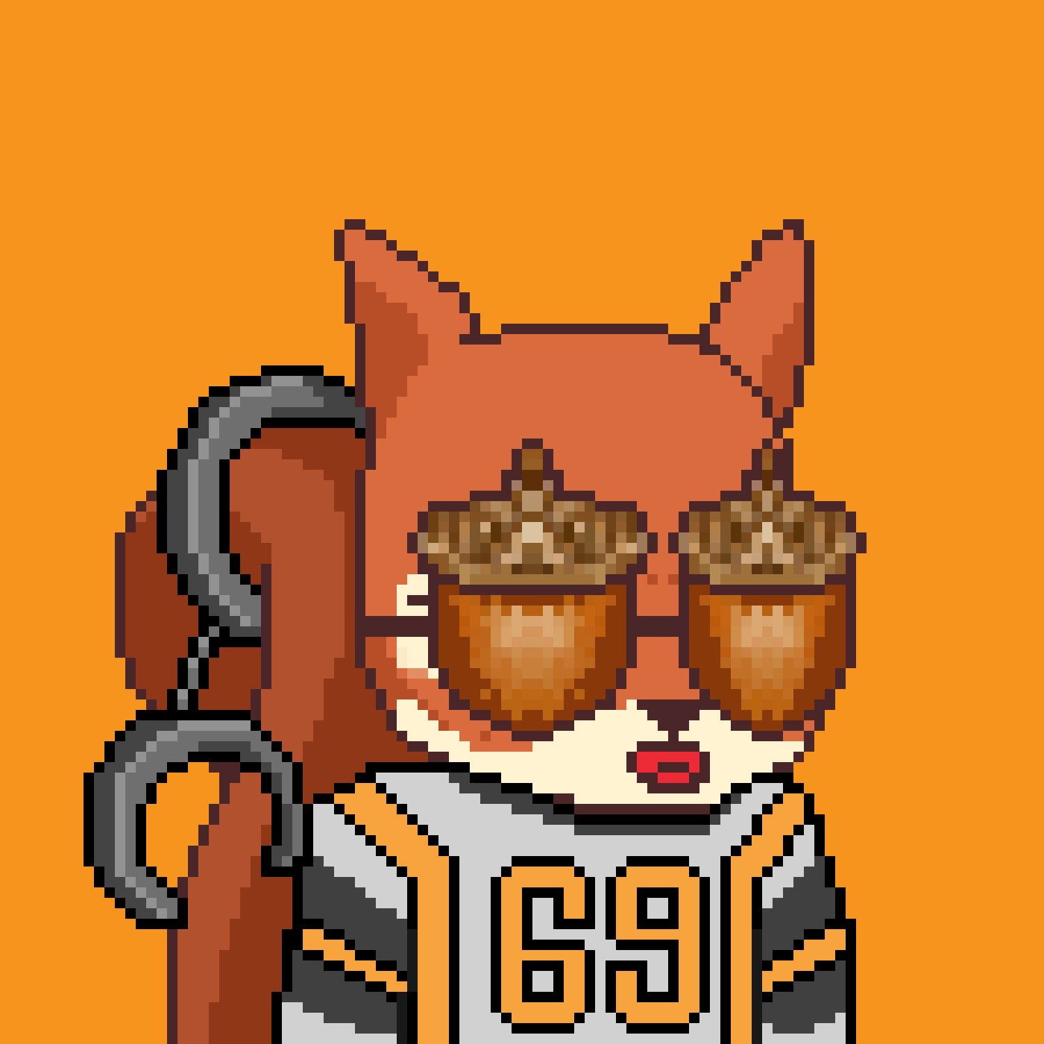 Pixel Squirrels #9189 NFT on Algorand