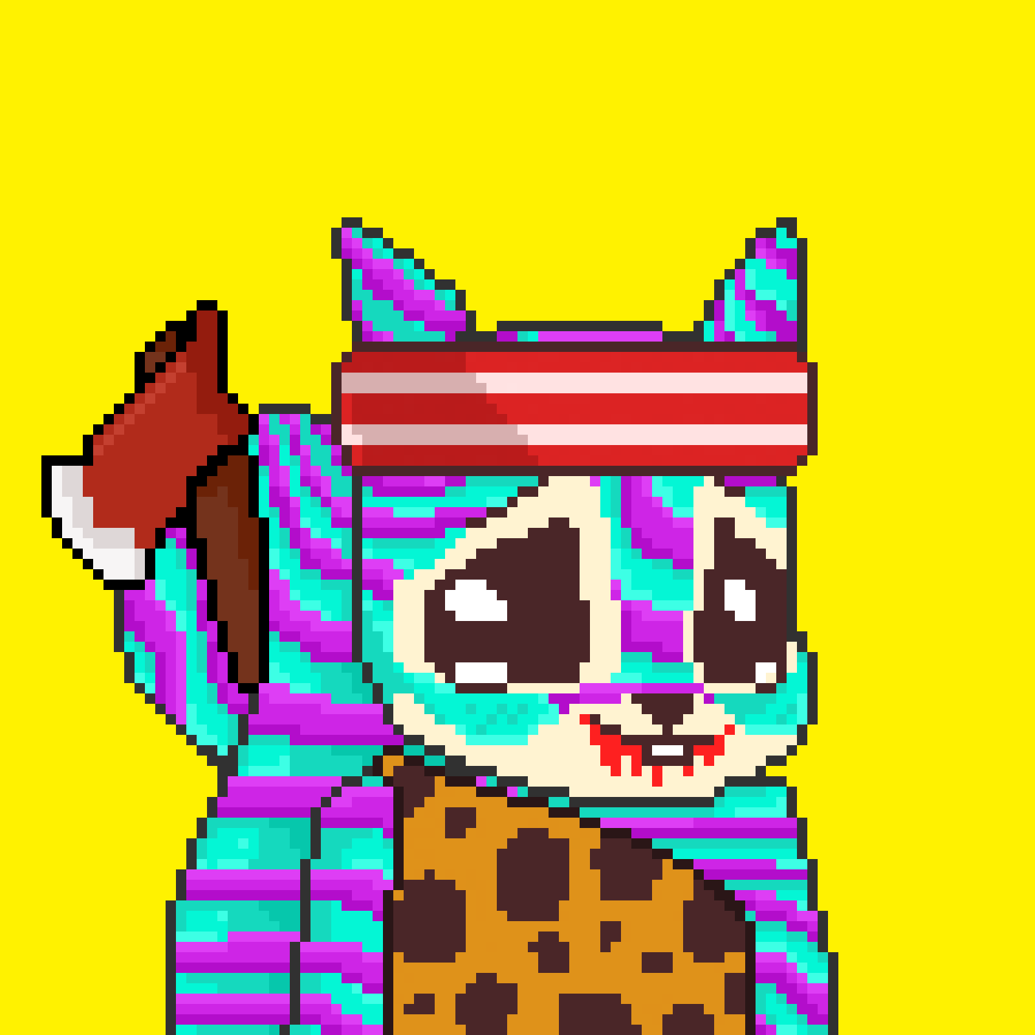 Pixel Squirrels #9201 NFT on Algorand