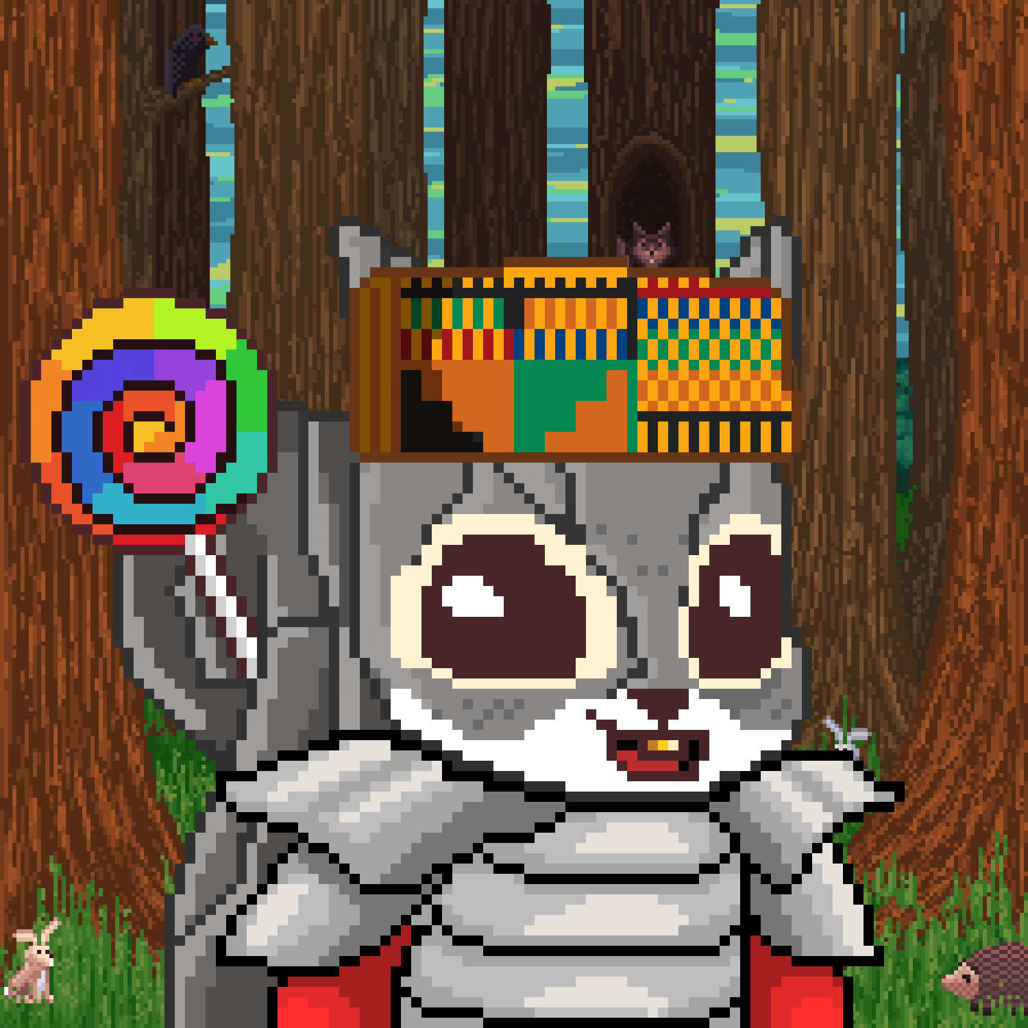 Pixel Squirrels #9206 NFT on Algorand