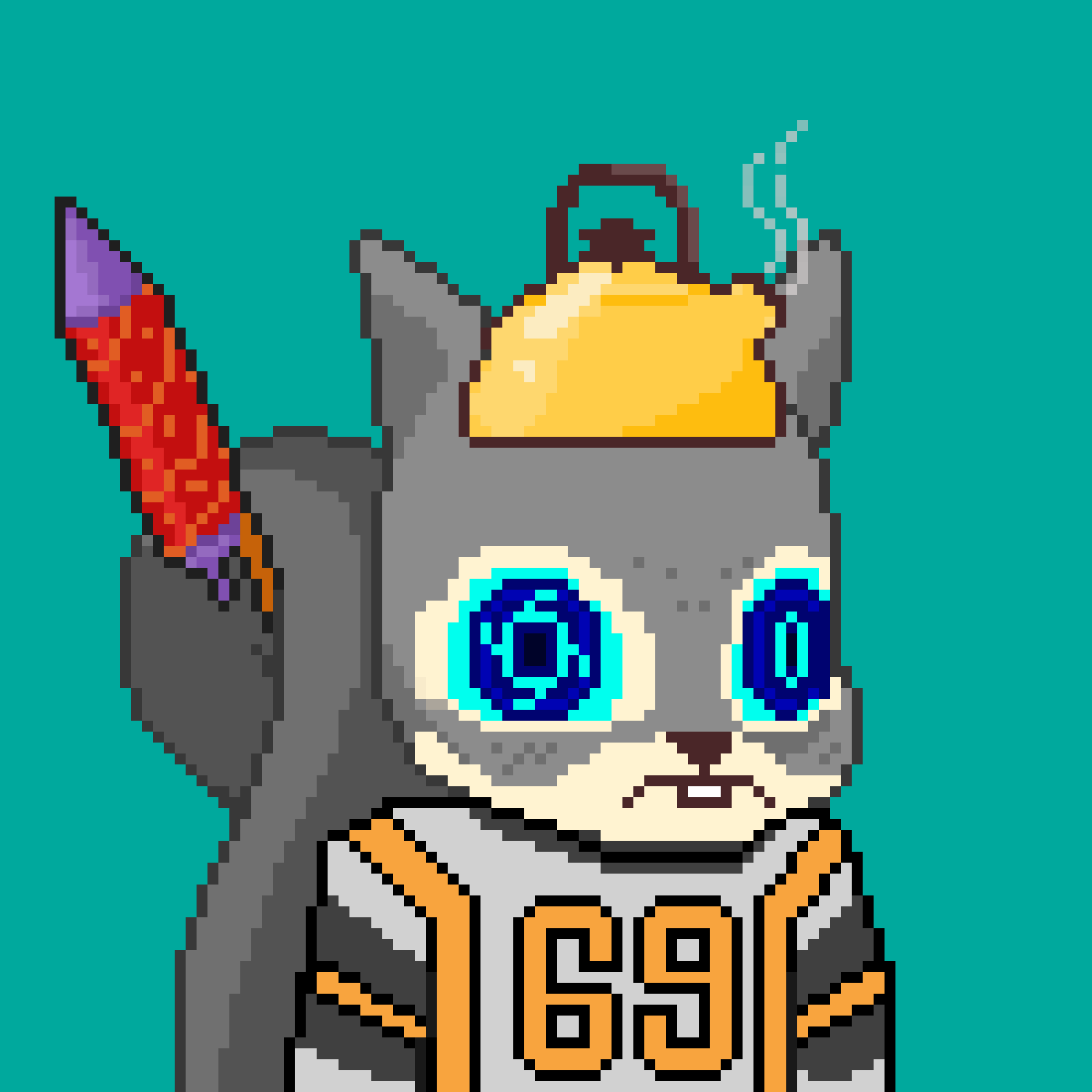 Pixel Squirrels #9214 NFT on Algorand