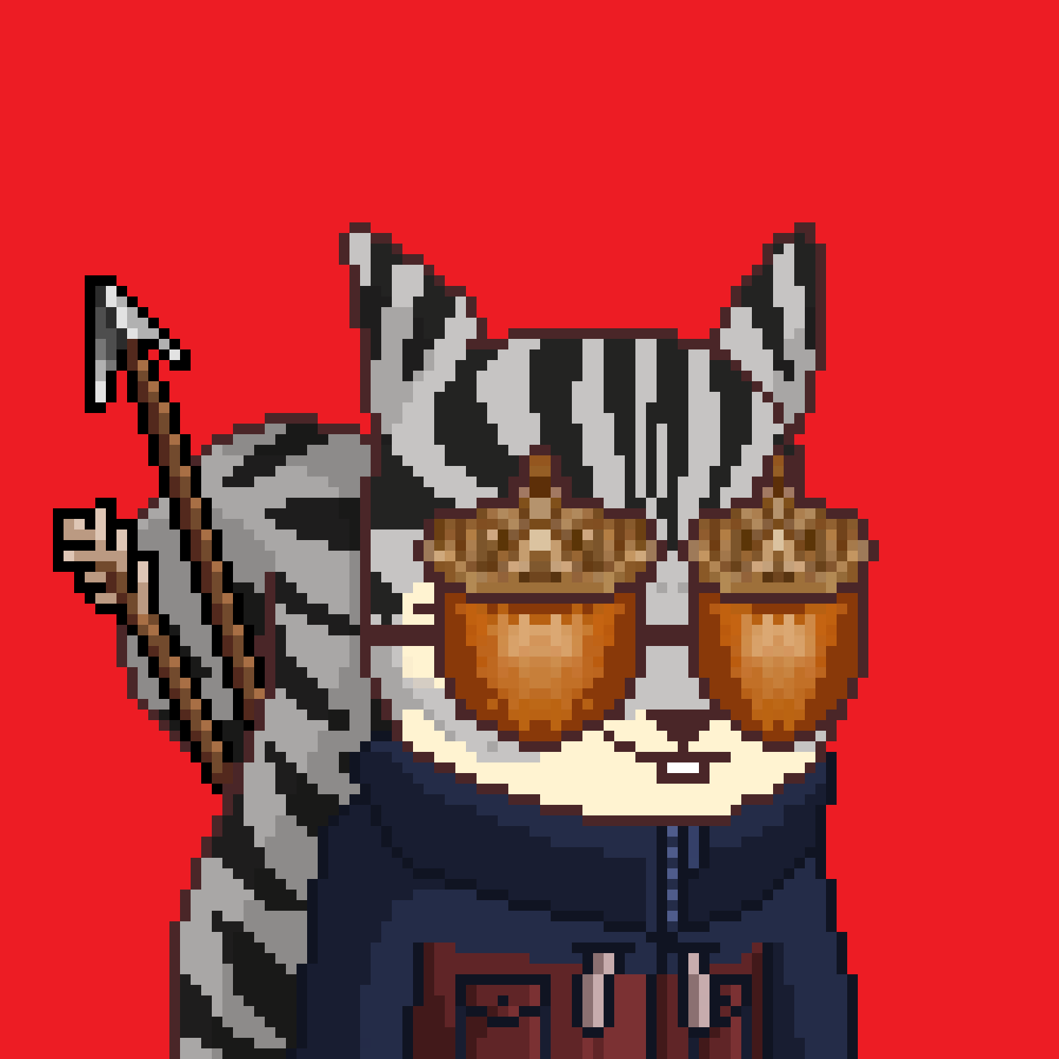 Pixel Squirrels #9264 NFT on Algorand