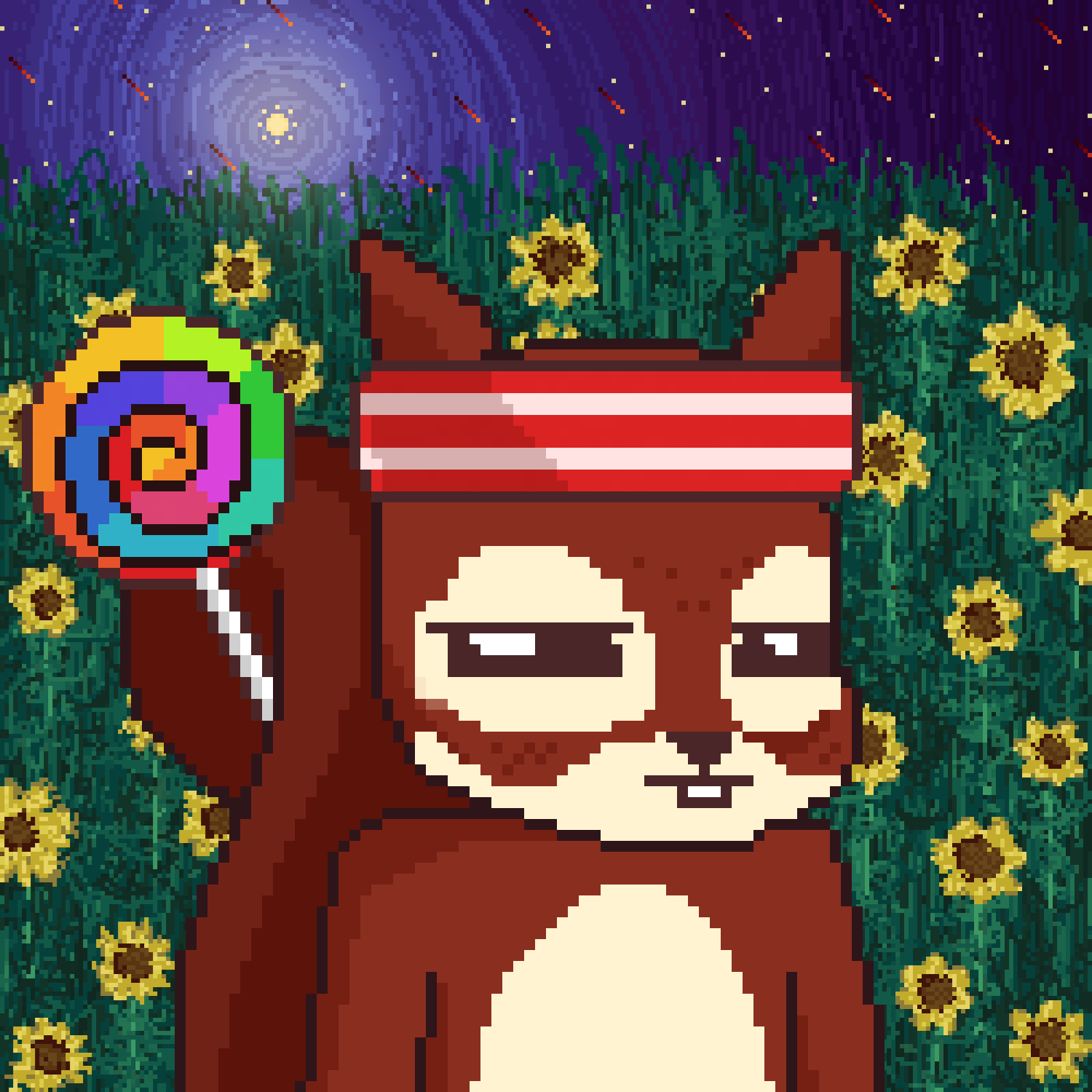 Pixel Squirrels #9265 NFT on Algorand