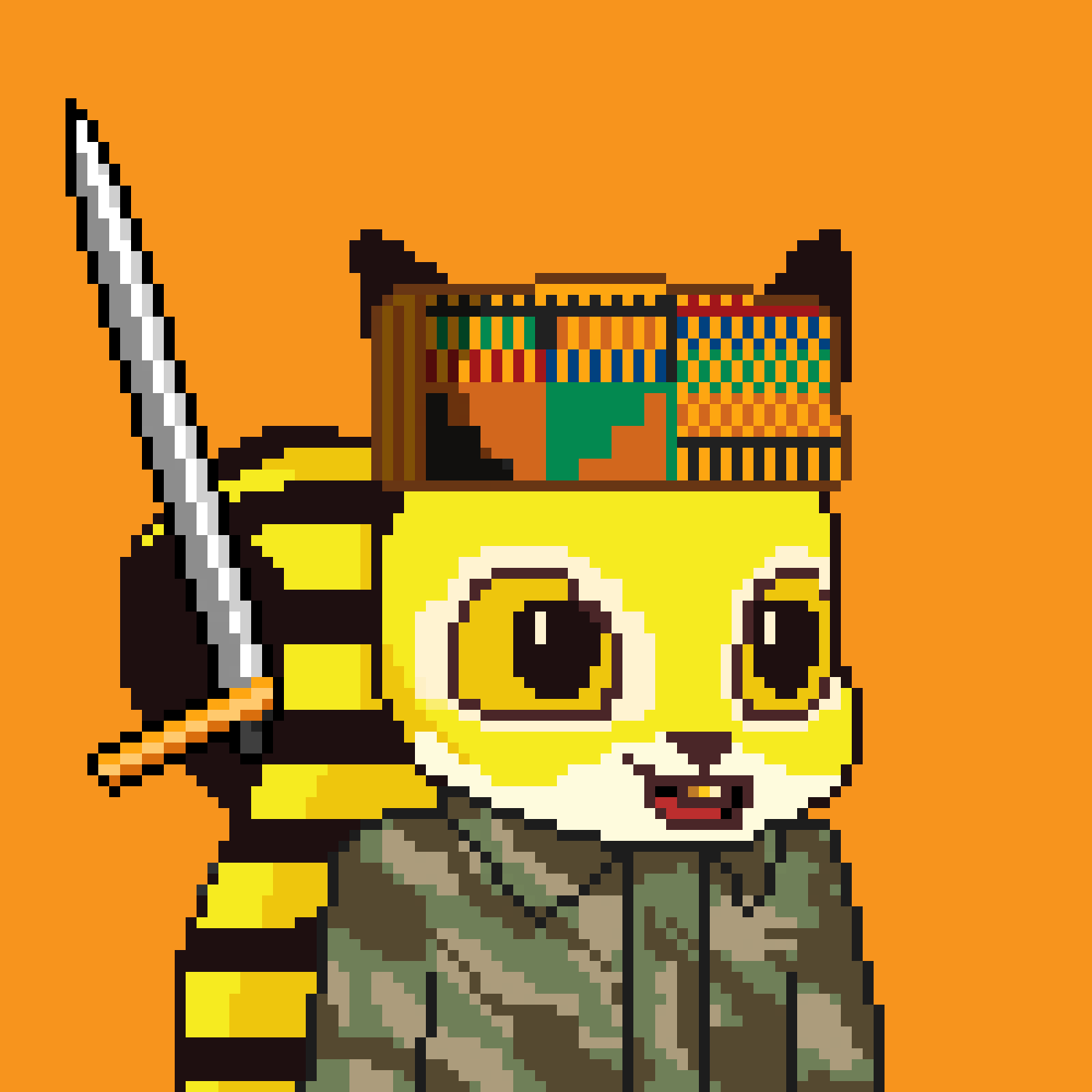 Pixel Squirrels #9290 NFT on Algorand