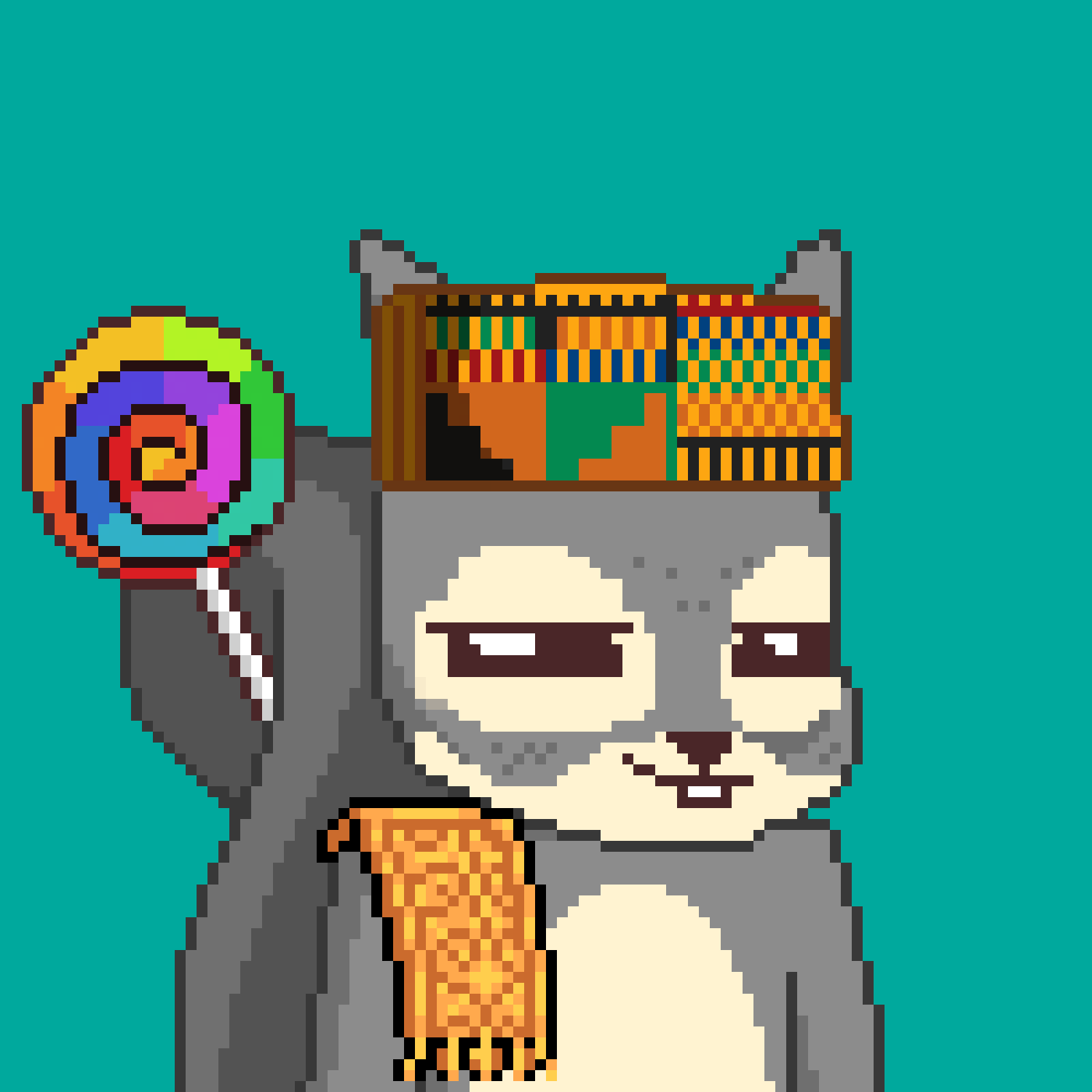 Pixel Squirrels #9295 NFT on Algorand