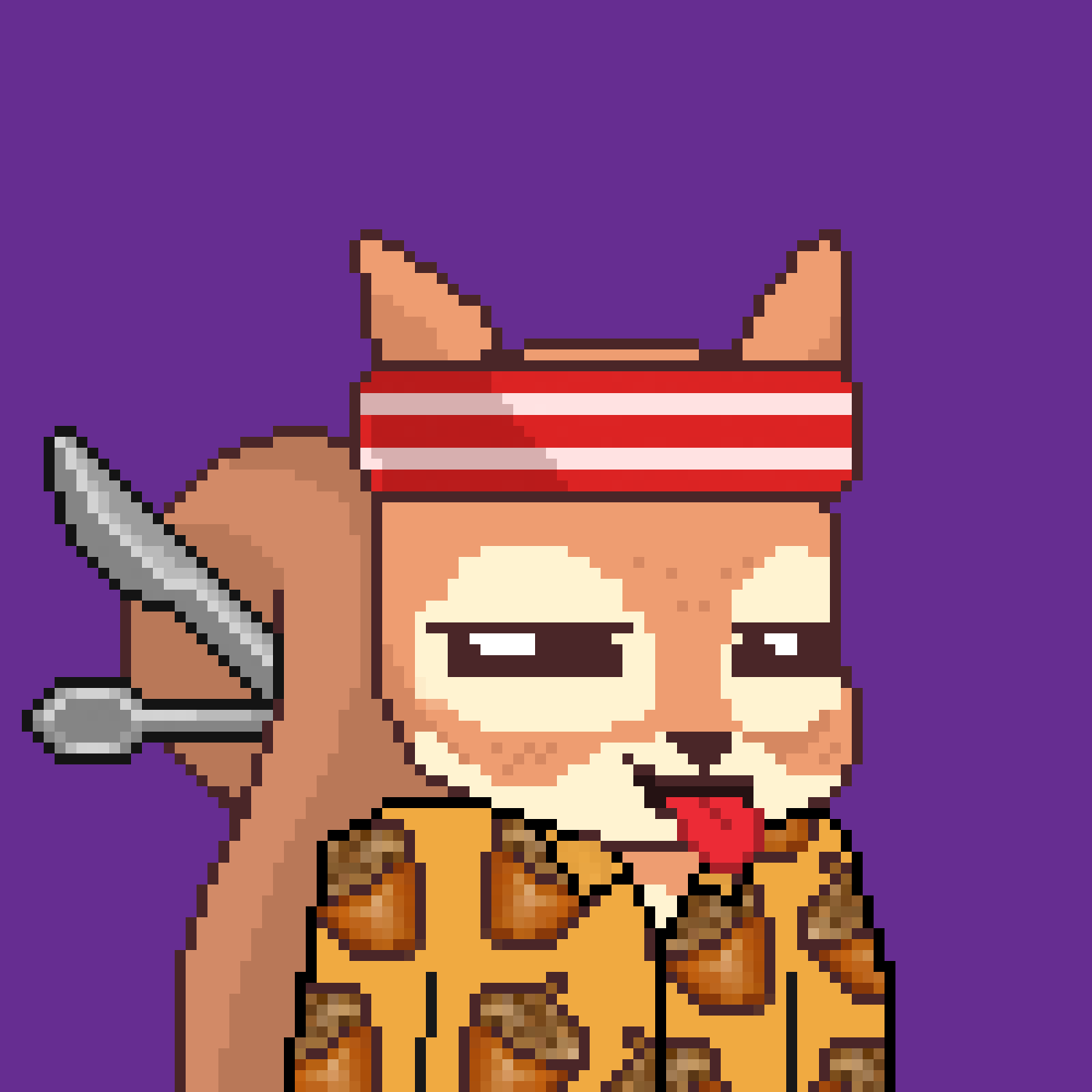 Pixel Squirrels #9302 NFT on Algorand