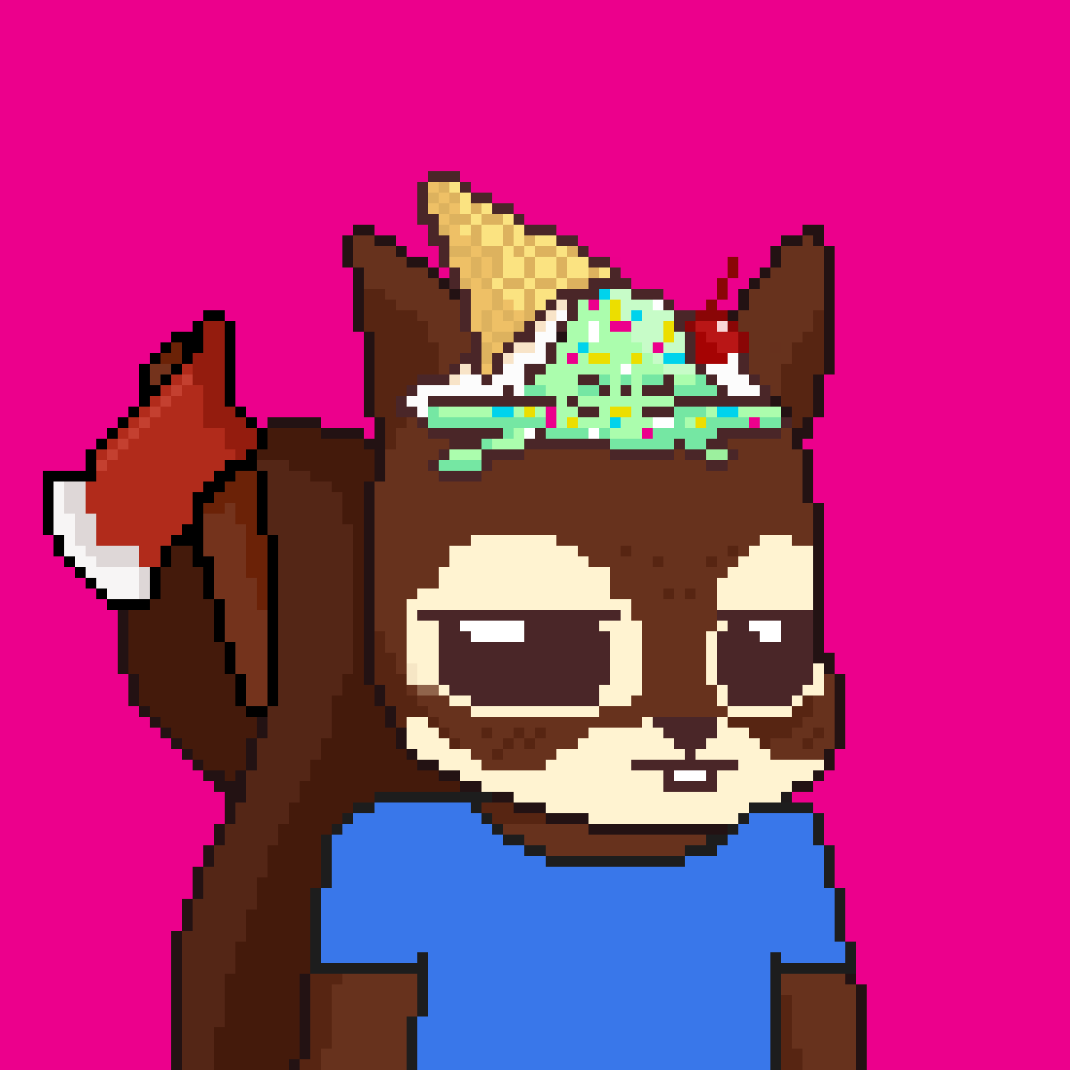 Pixel Squirrels #9311 NFT on Algorand