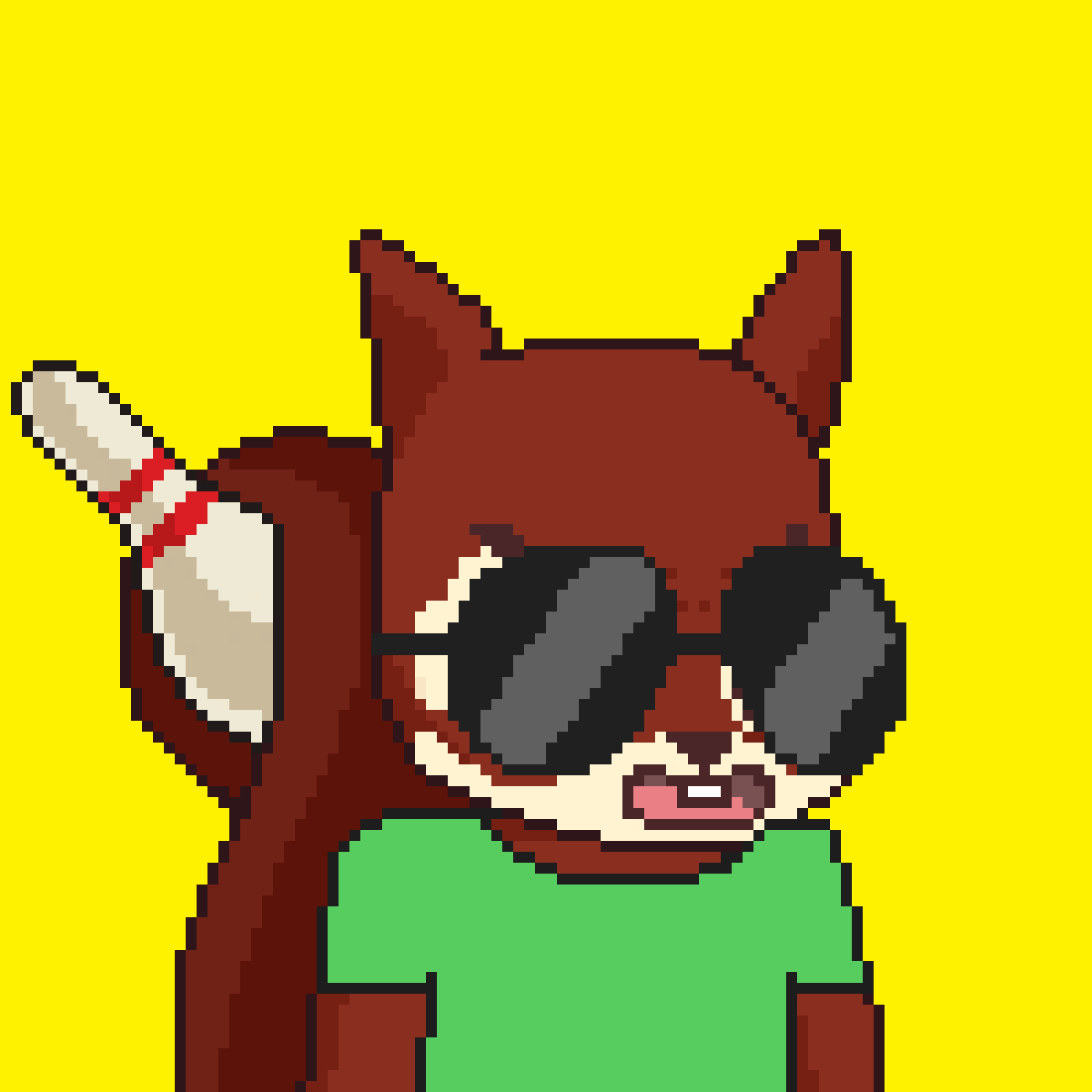 Pixel Squirrels #9327 NFT on Algorand