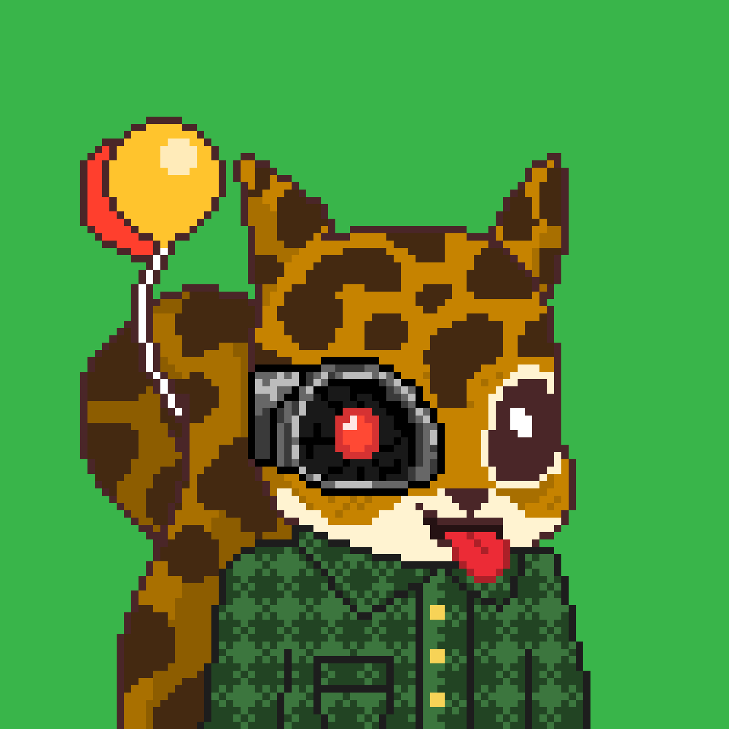 Pixel Squirrels #9329 NFT on Algorand