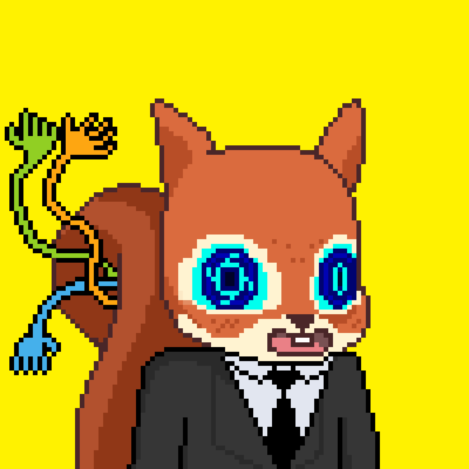 Pixel Squirrels #9345 NFT on Algorand