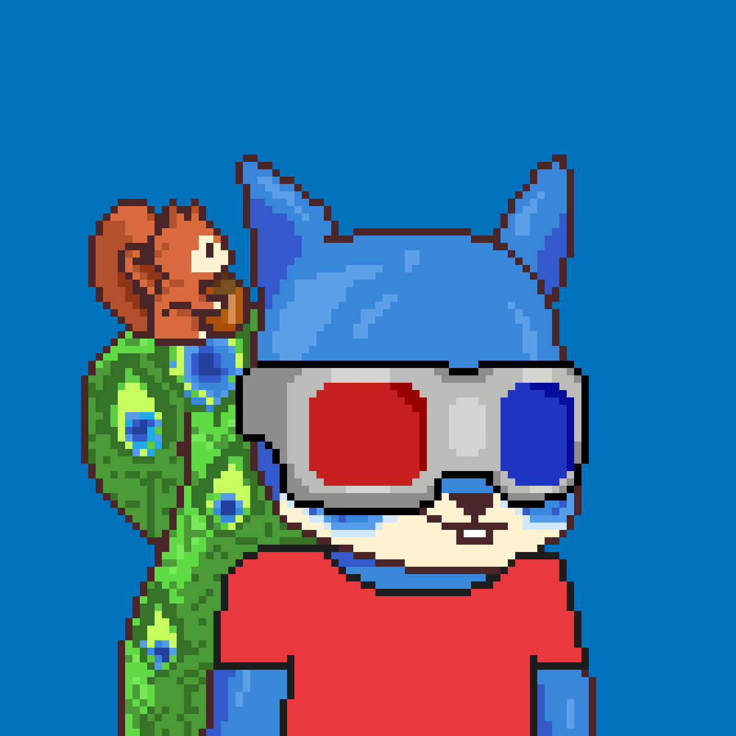 Pixel Squirrels #9346 NFT on Algorand