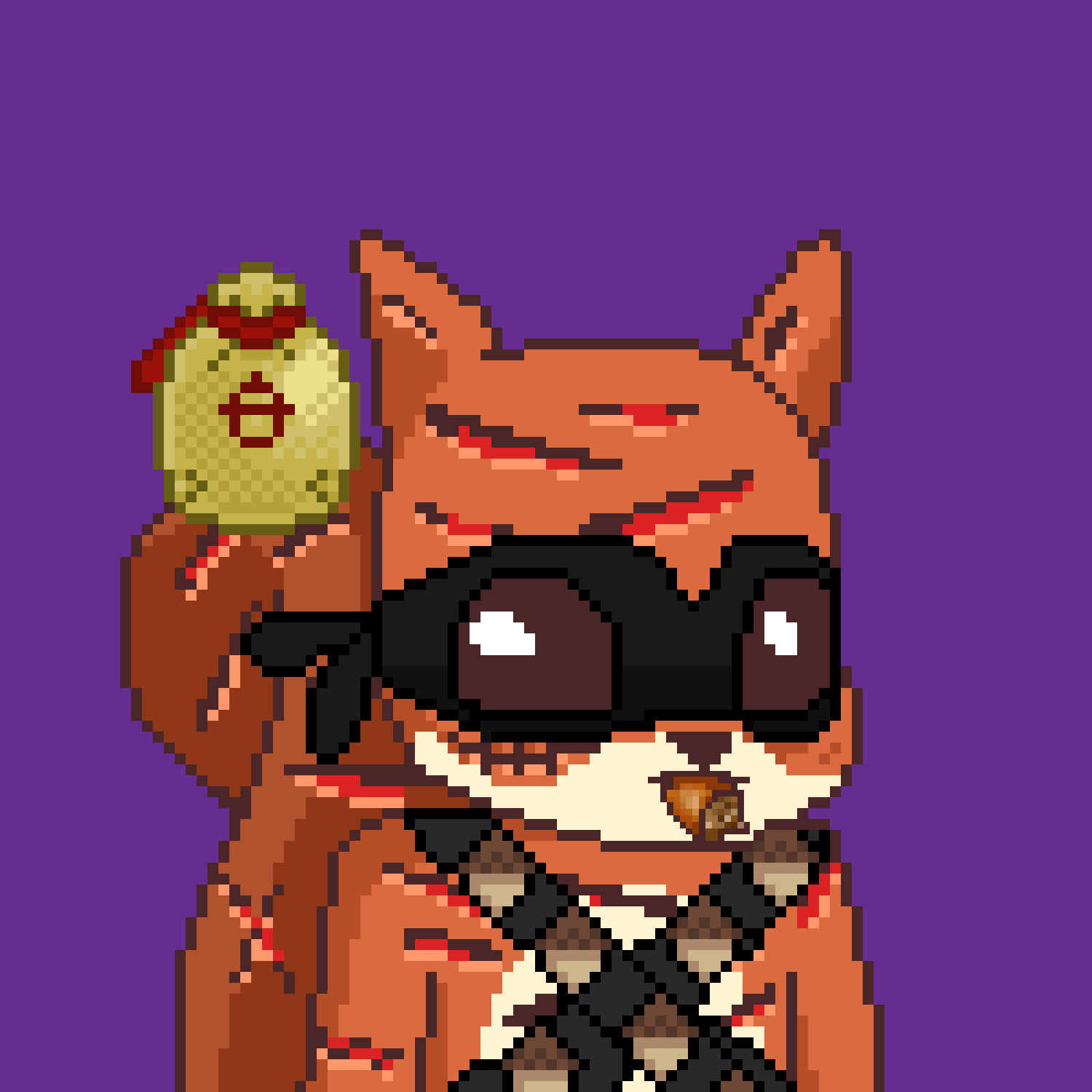 Pixel Squirrels #9358 NFT on Algorand