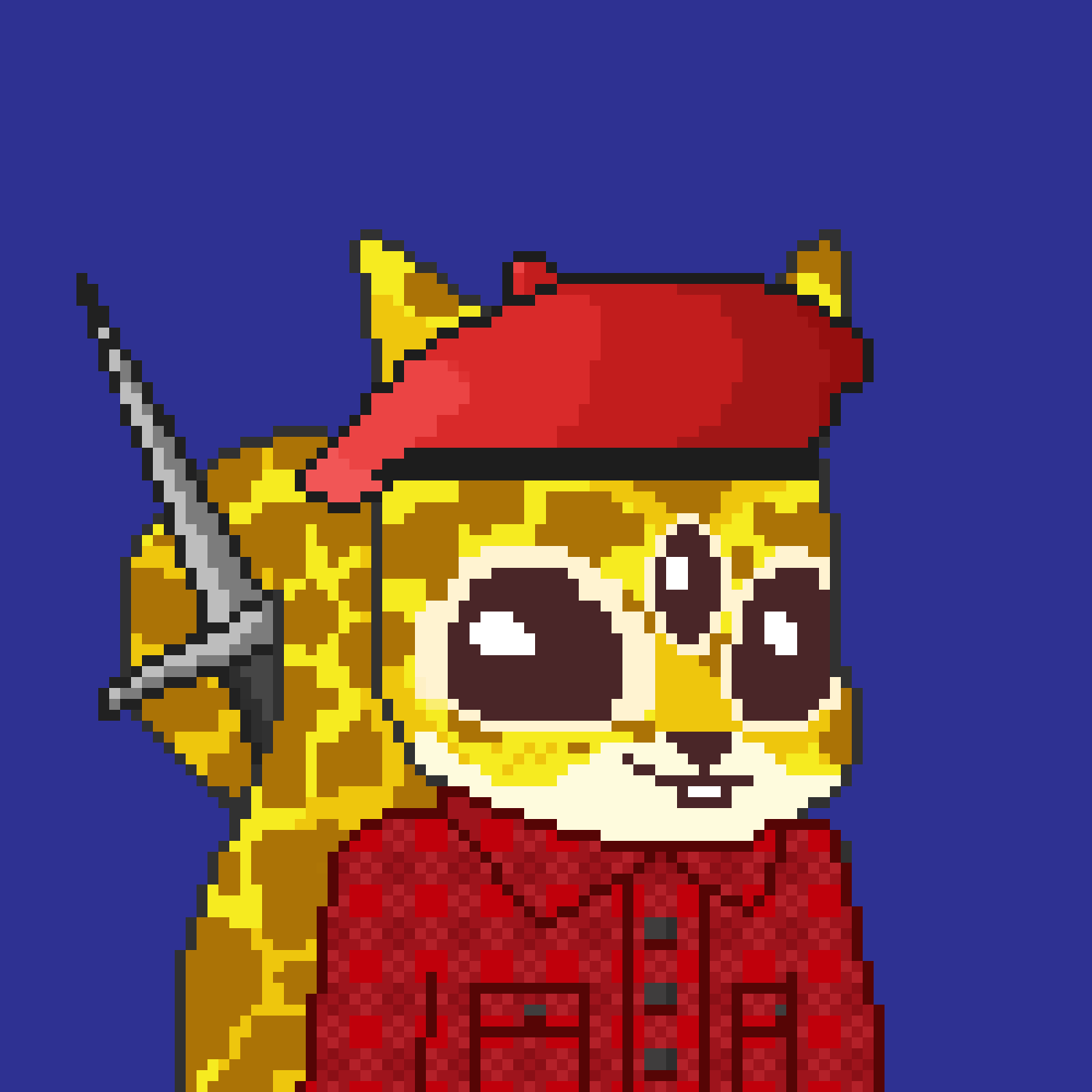 Pixel Squirrels #9386 NFT on Algorand