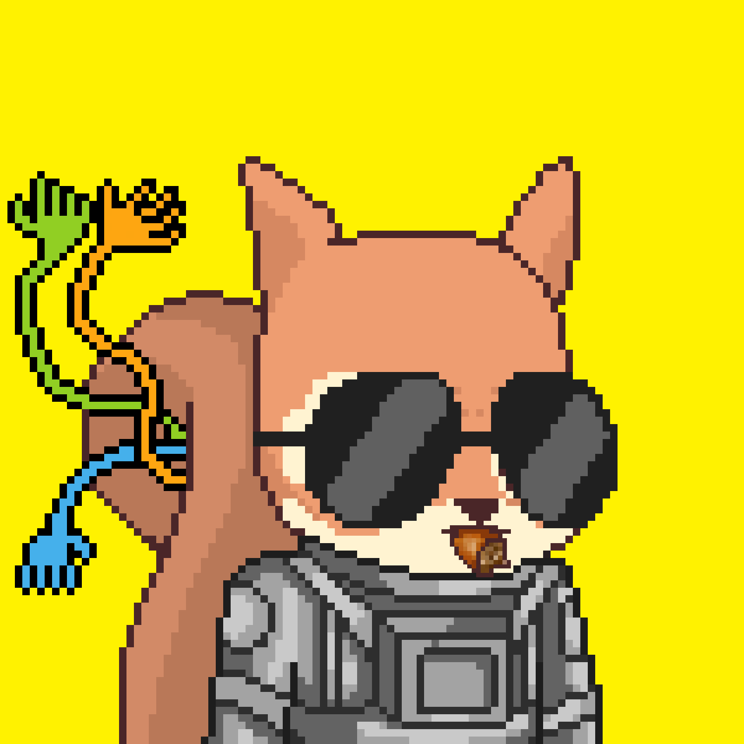 Pixel Squirrels #9388 NFT on Algorand