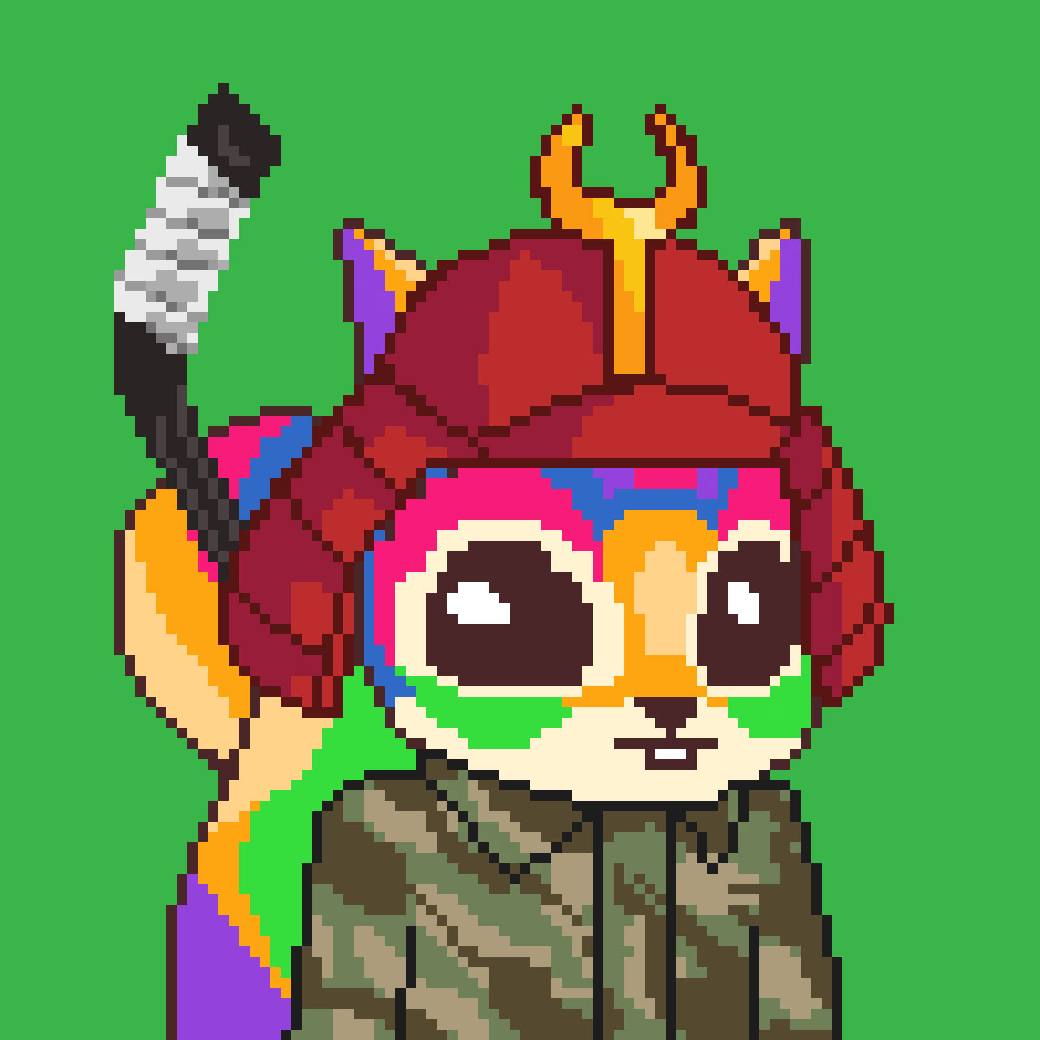 Pixel Squirrels #9393 NFT on Algorand