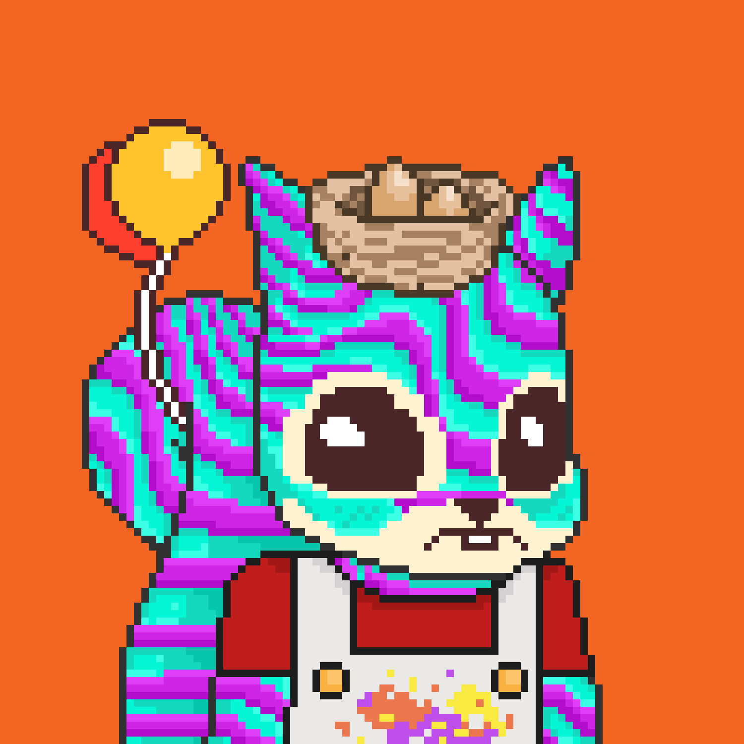 Pixel Squirrels #9396 NFT on Algorand