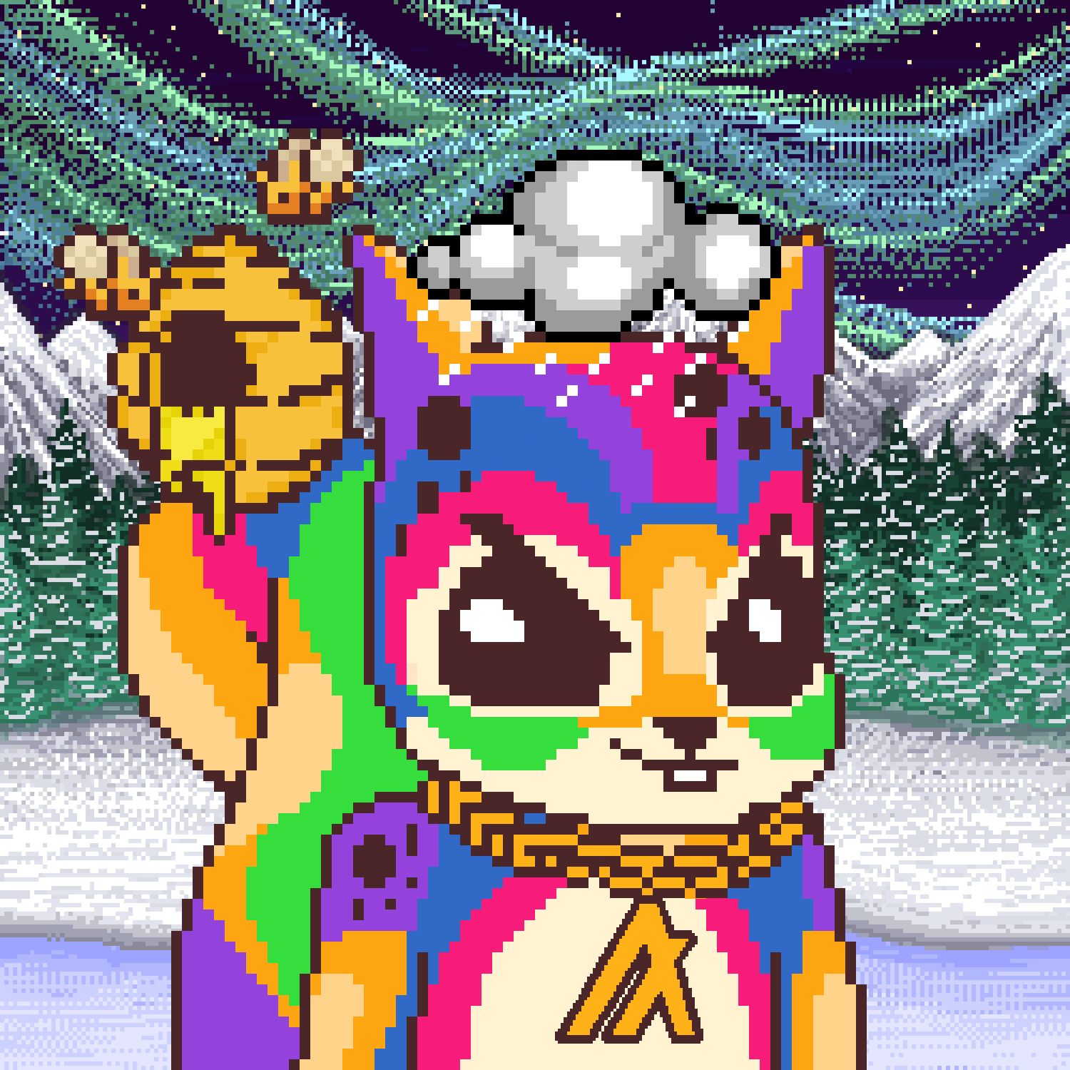 Pixel Squirrels #9406 NFT on Algorand