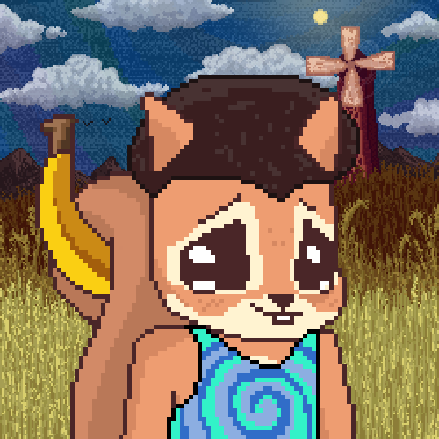 Pixel Squirrels #9414 NFT on Algorand