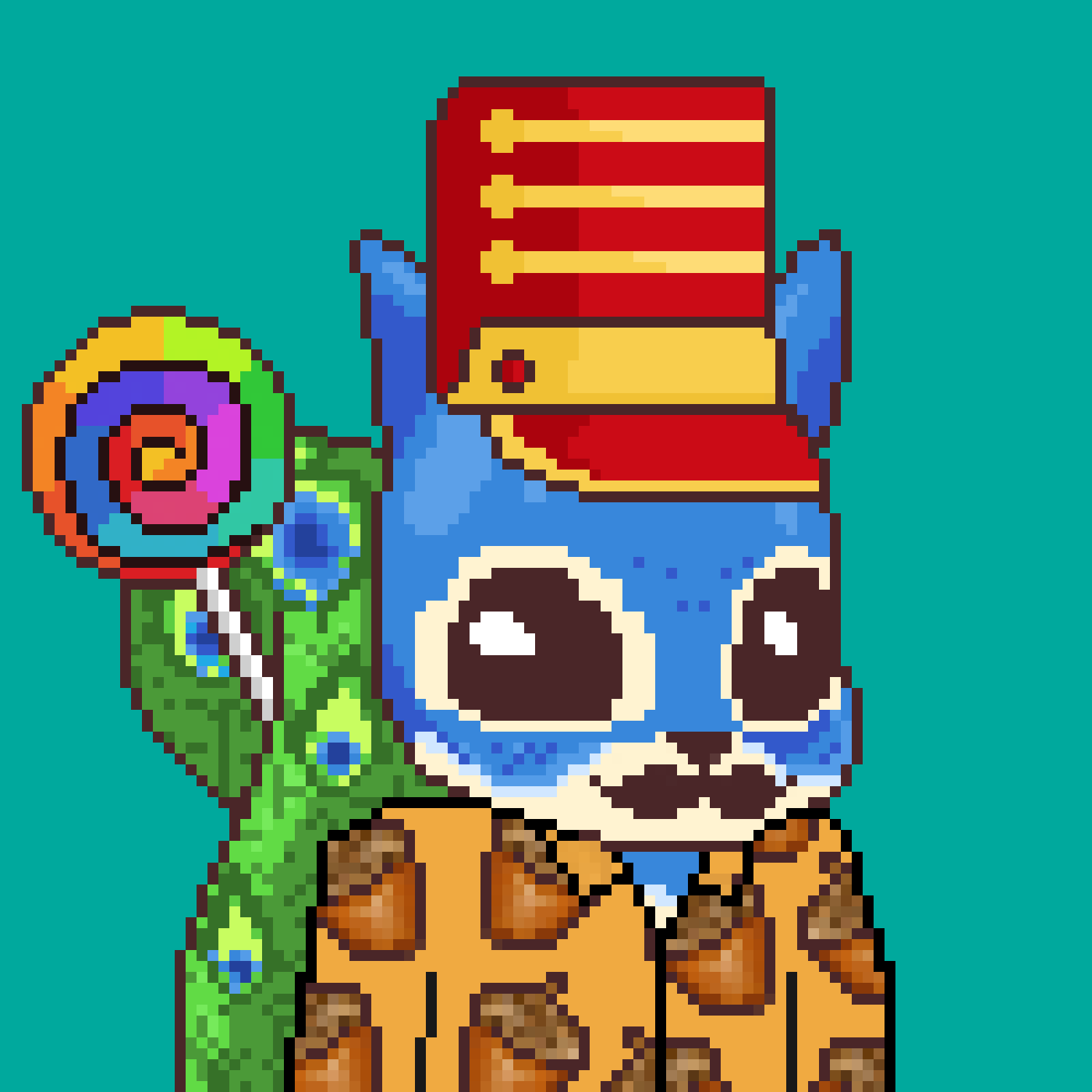 Pixel Squirrels #9418 NFT on Algorand