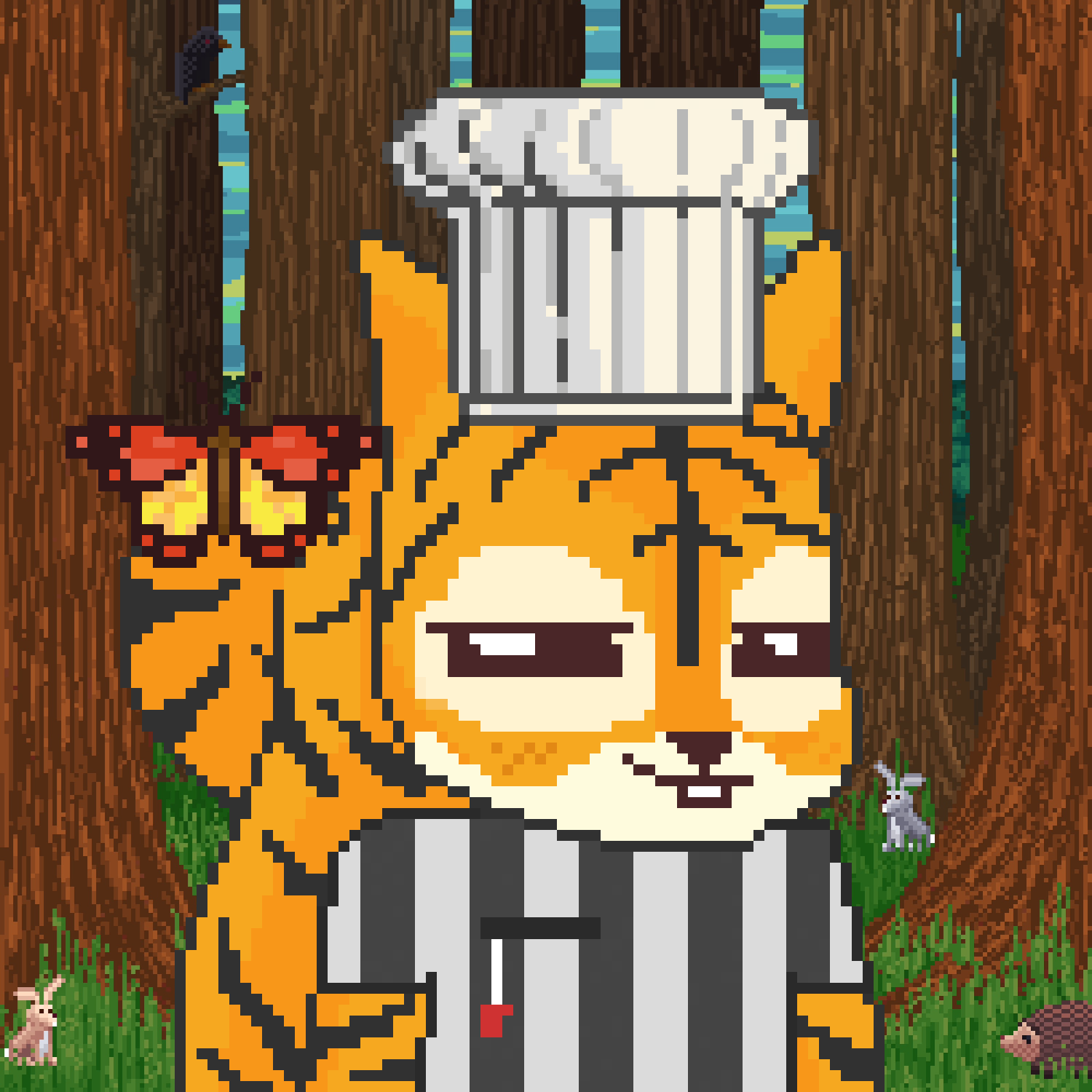 Pixel Squirrels #9438 NFT on Algorand