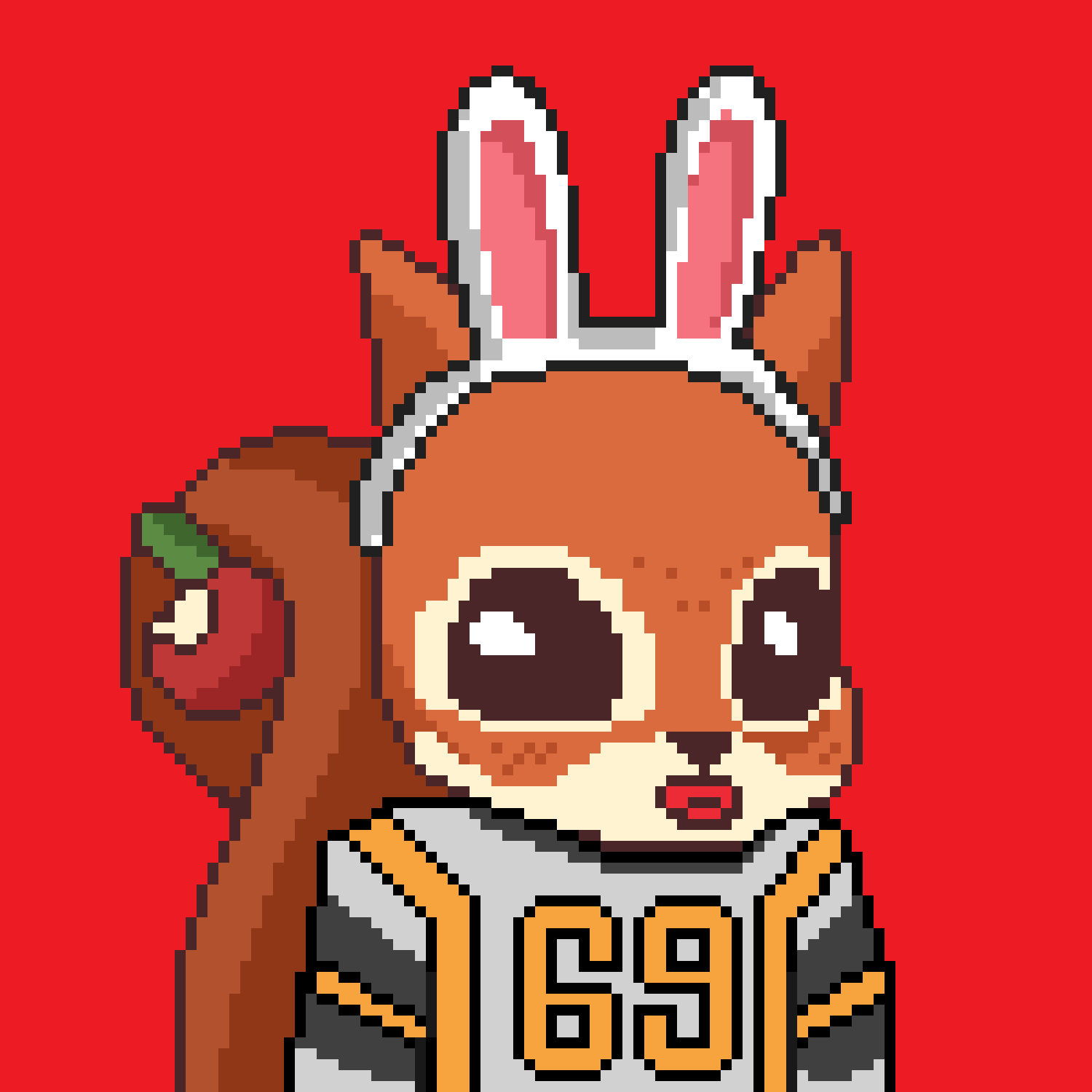 Pixel Squirrels #9444 NFT on Algorand