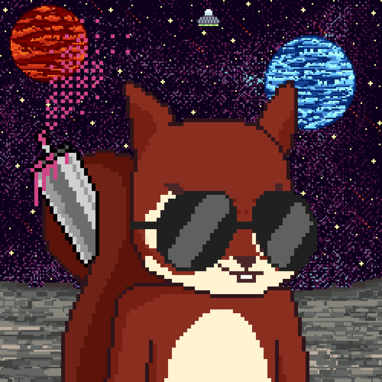 Pixel Squirrels #9447 NFT on Algorand