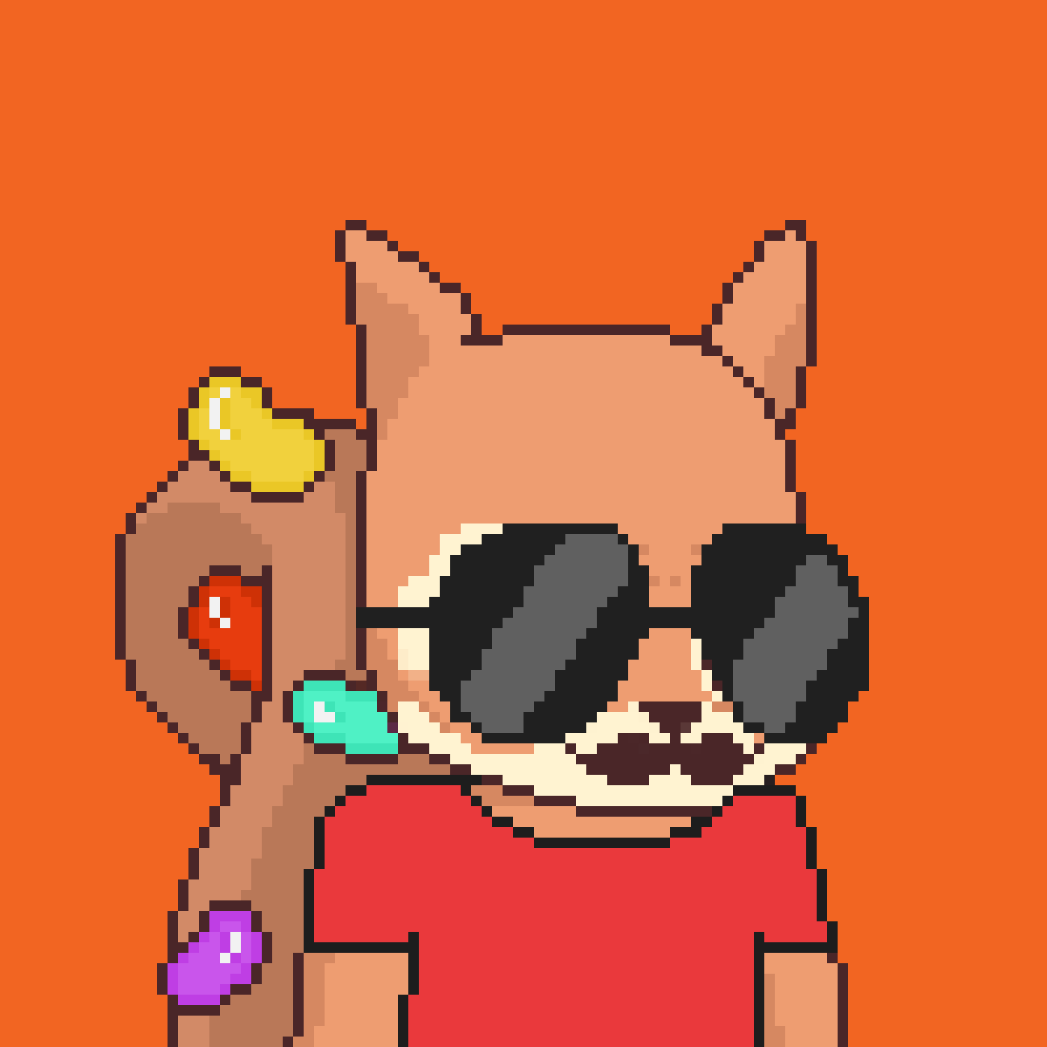 Pixel Squirrels #9450 NFT on Algorand